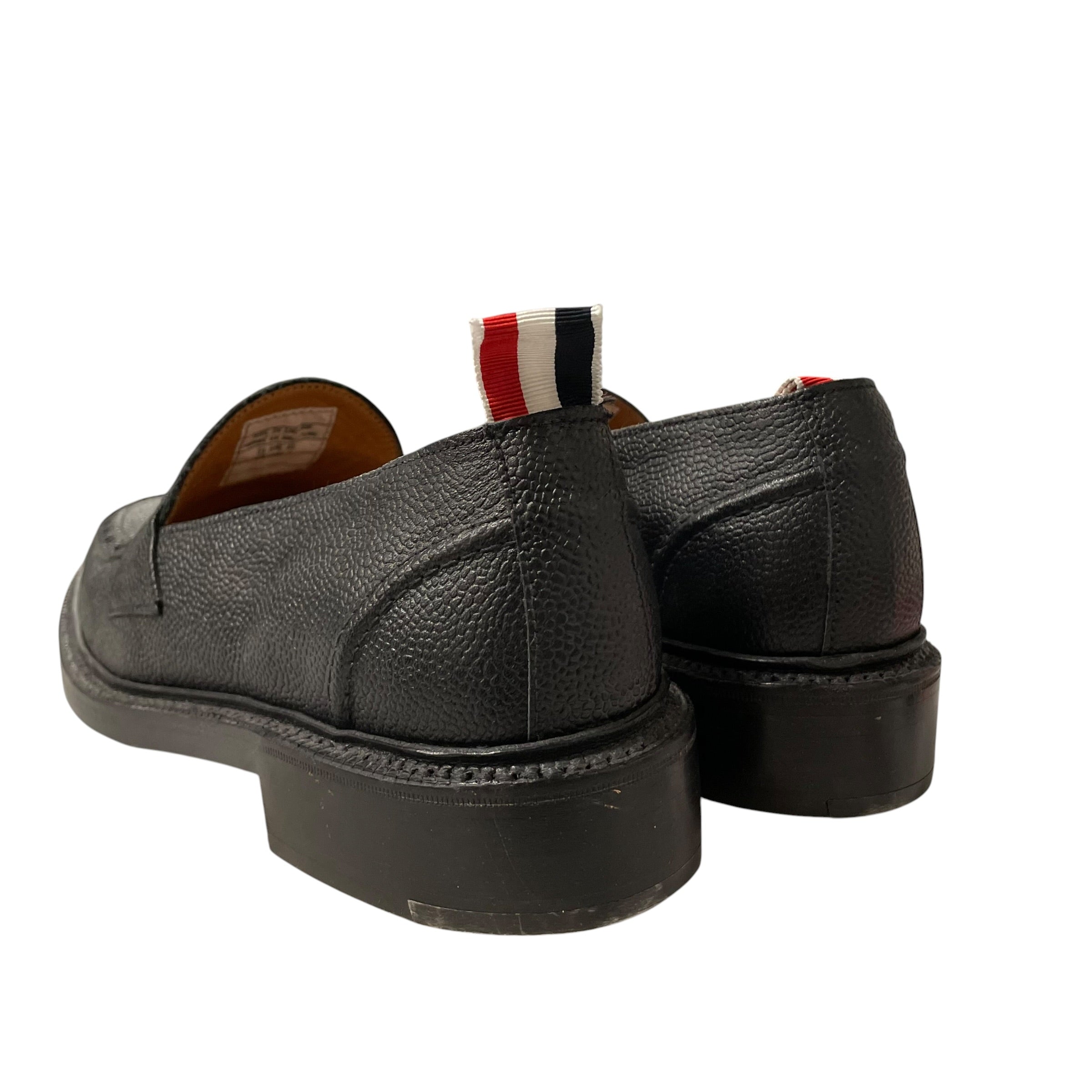 THOM BROWNE. NEW YORK/Loafers/EU 40/BLK/PEBBLE GARIN PENNY LOAFER view 2