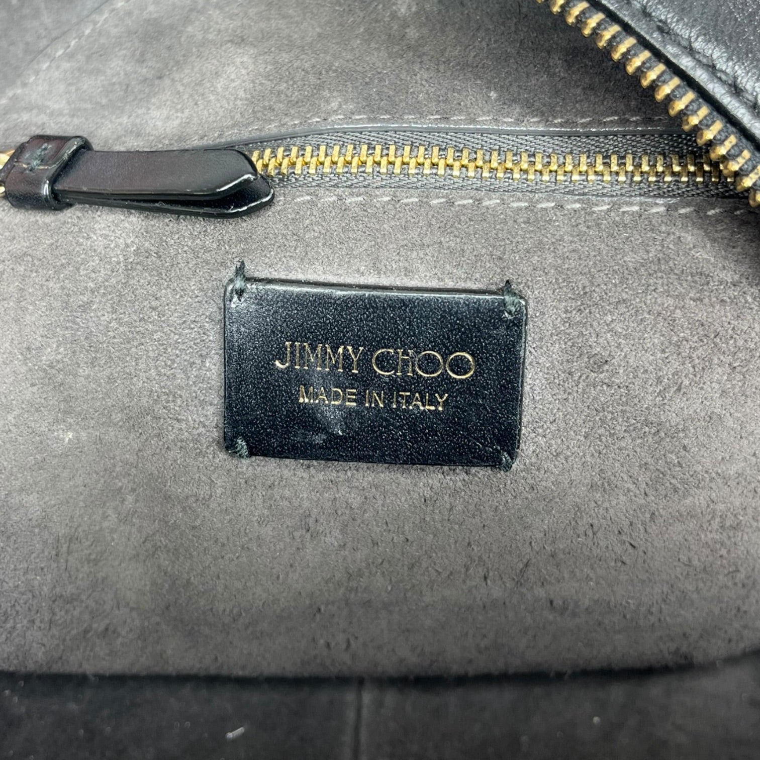 JIMMY CHOO/Cross Body Bag/Leather/BLK/BOWLING BAG view 4