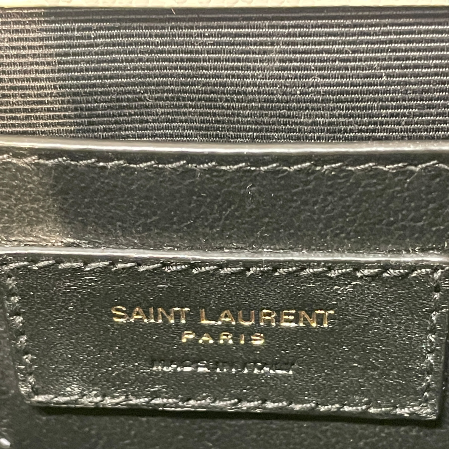 SAINT LAURENT/Cross Body Bag/Leather/CRM/MEDIUM ENVELOPE view 5