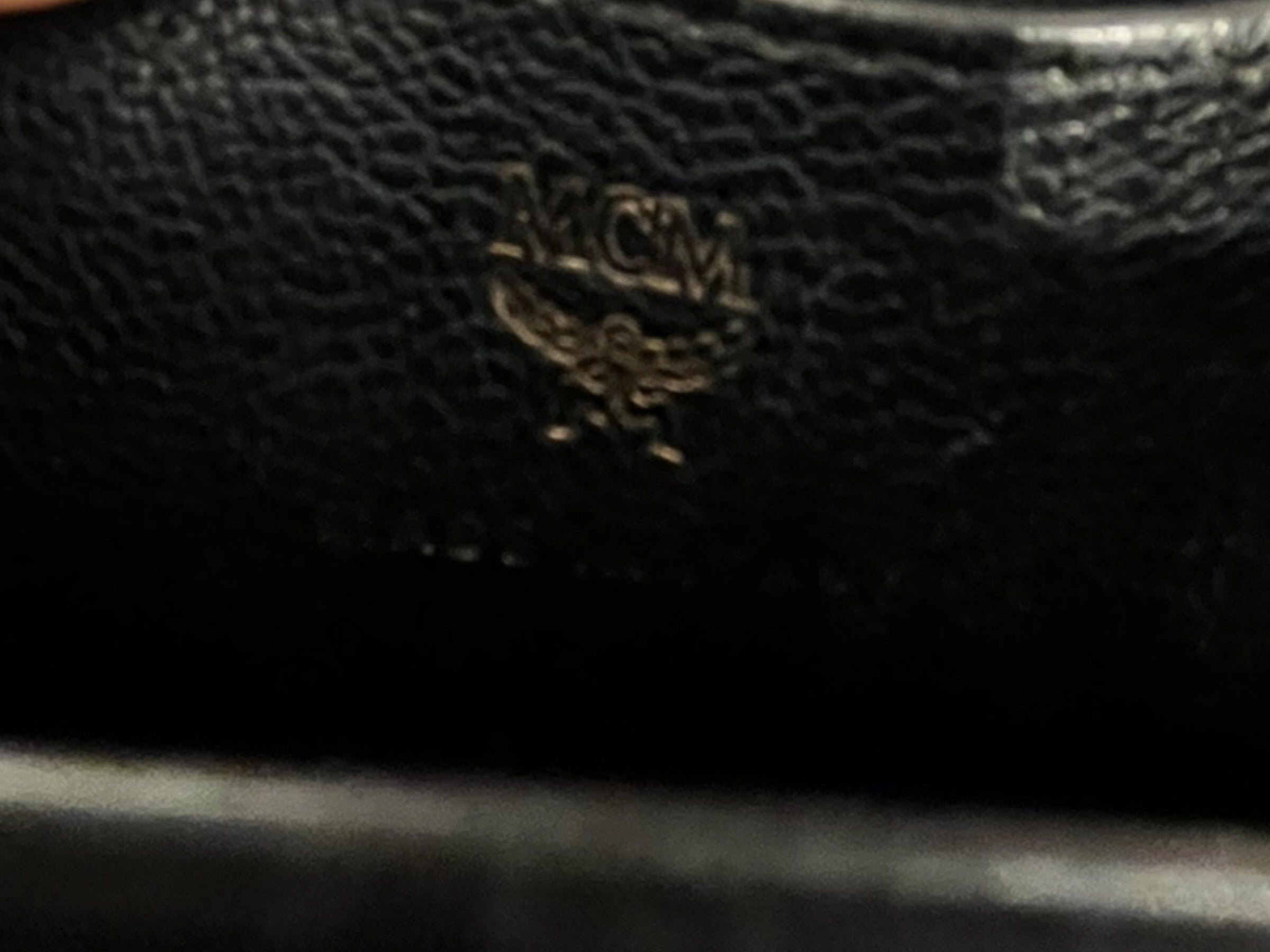 MCM/Backpack/Leather/BLK/Small Leather Backpack view 3
