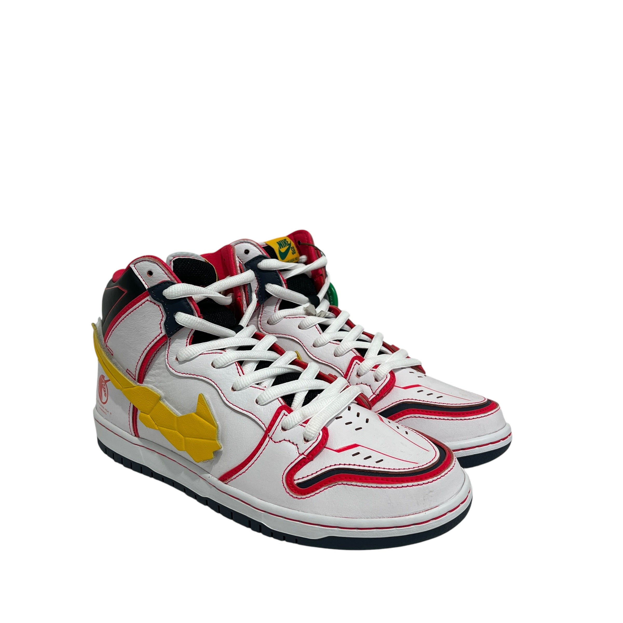 NIKE SB/Hi-Sneakers/US 10/Leather/WHT/GUNDAM view 1