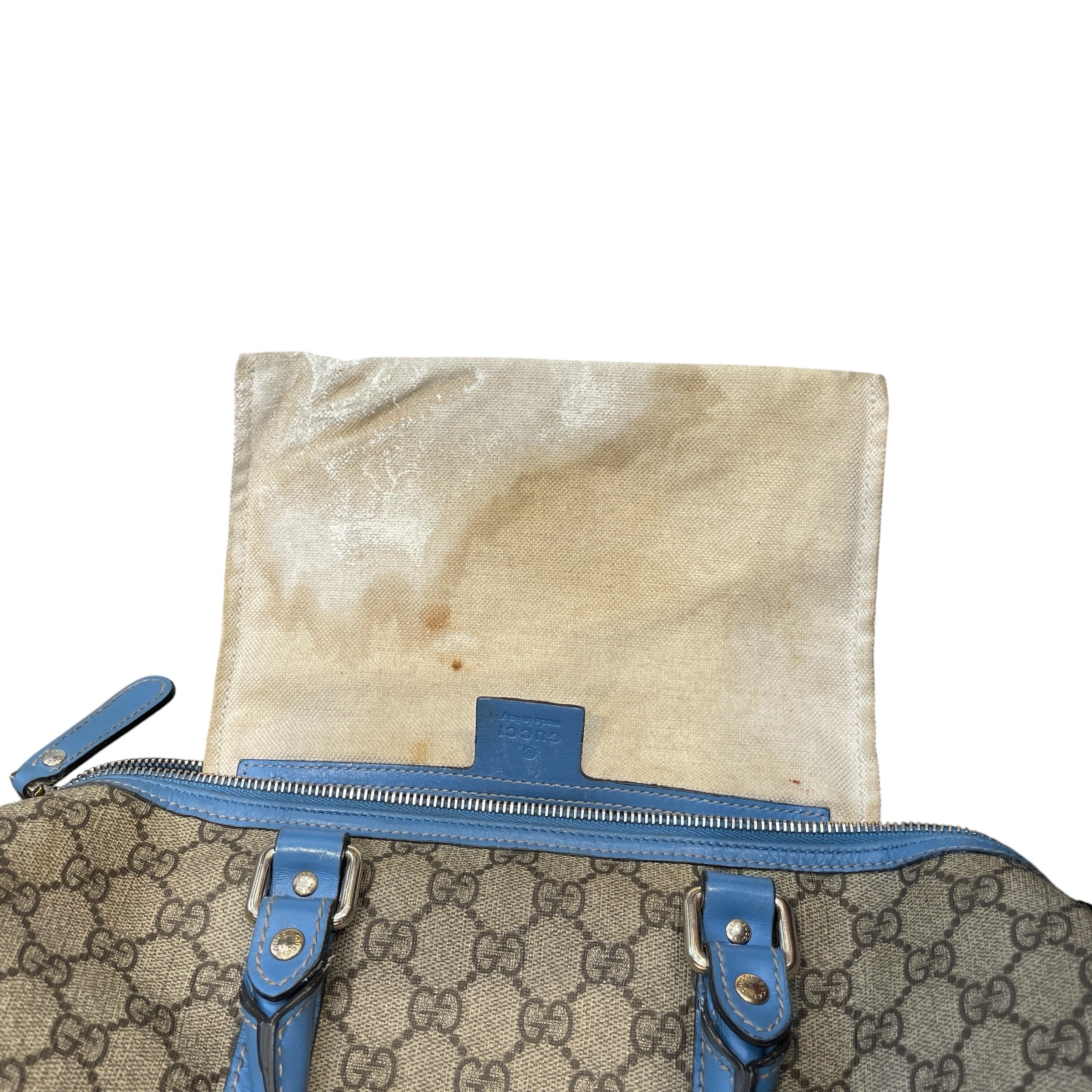 GUCCI/Hand Bag/Monogram/Leather/BEG/GG PLUS MEDIUM JOY BOSTON view 8