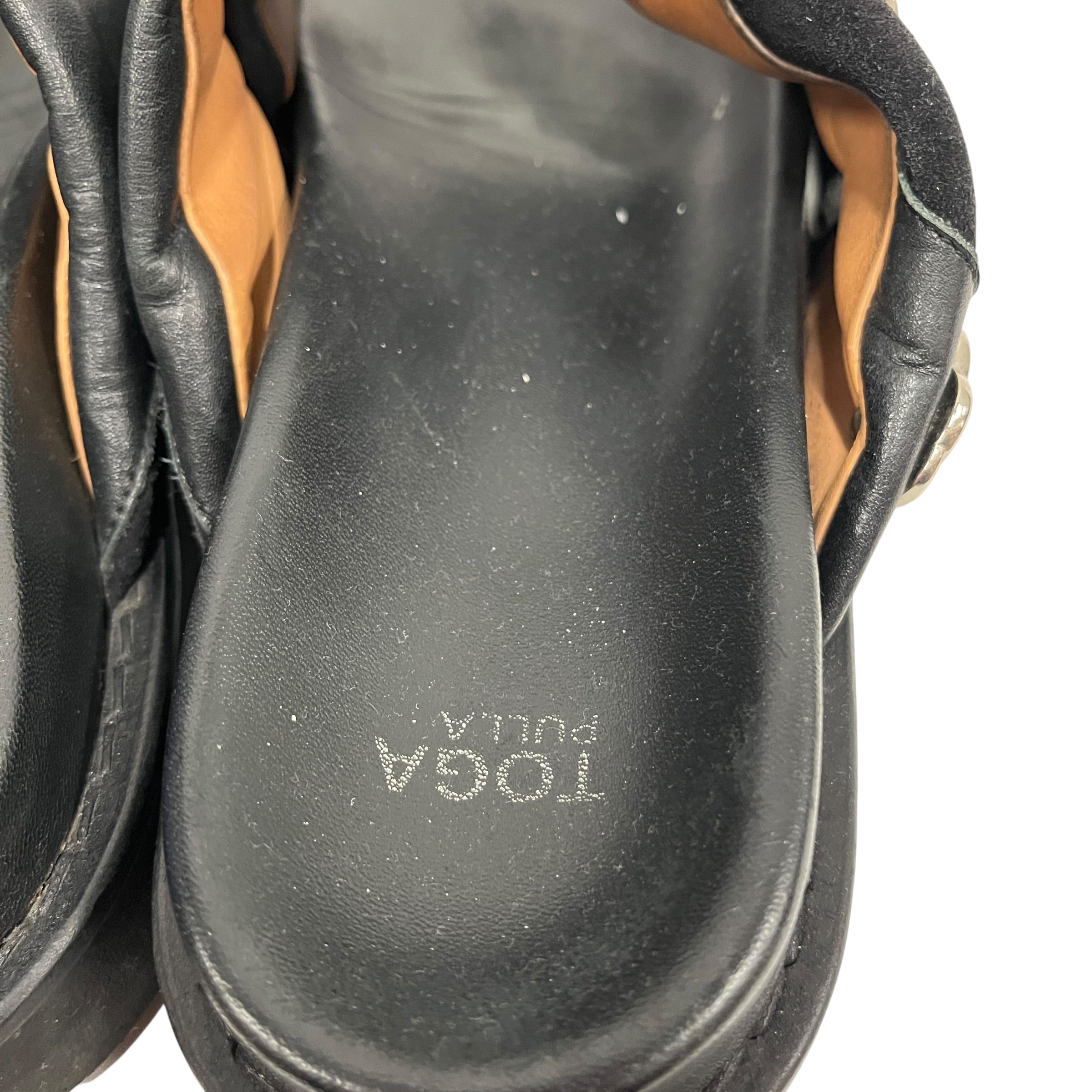 TOGA PULLA/Sandals/US 8/Leather/BLK/STUDDED SLIDES view 4