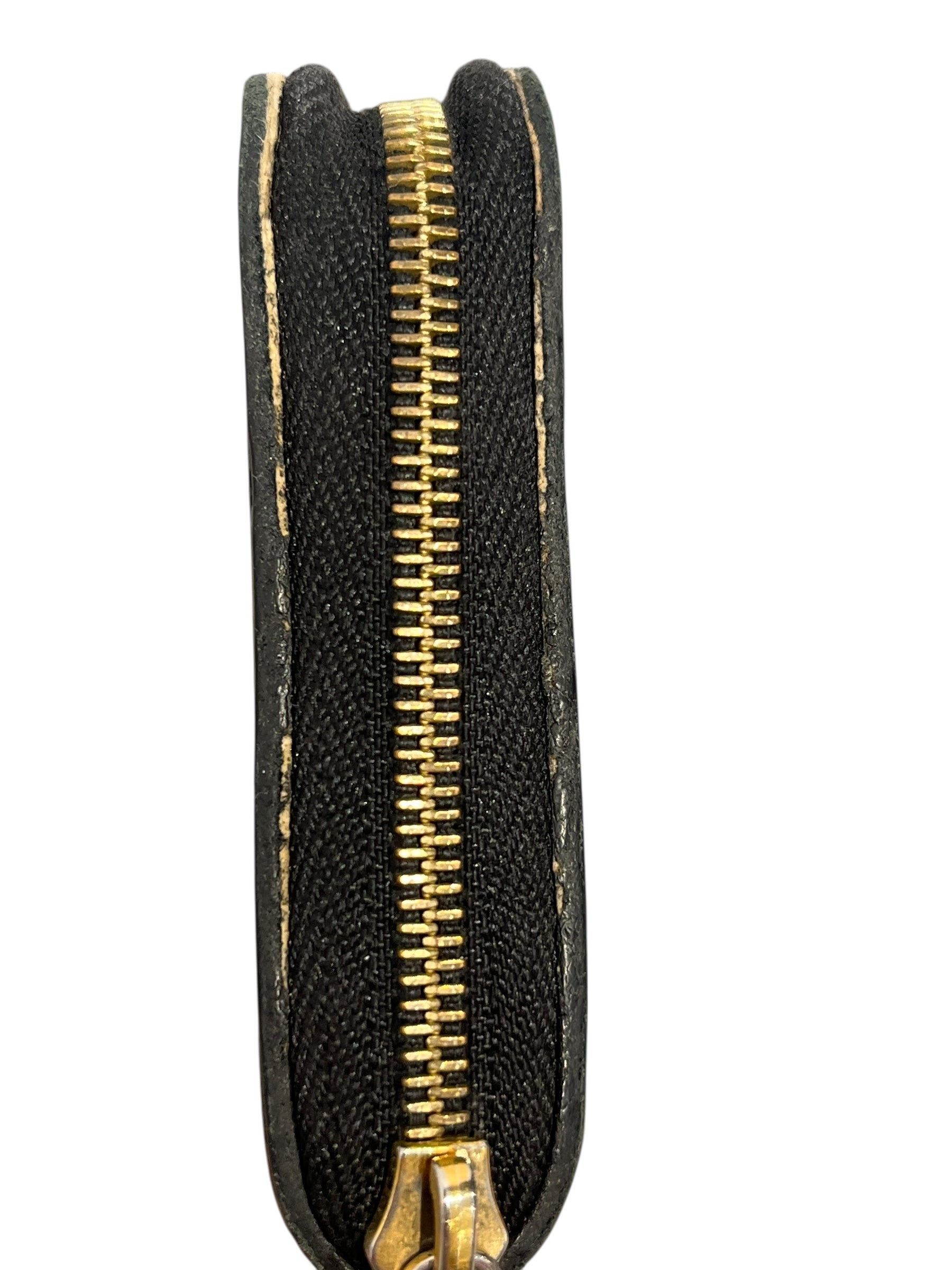 LOUIS VUITTON/Coin Wallet/Monogram/Leather/BLK/LV MONOGRAM EMPRIENTE ZIPPY view 2