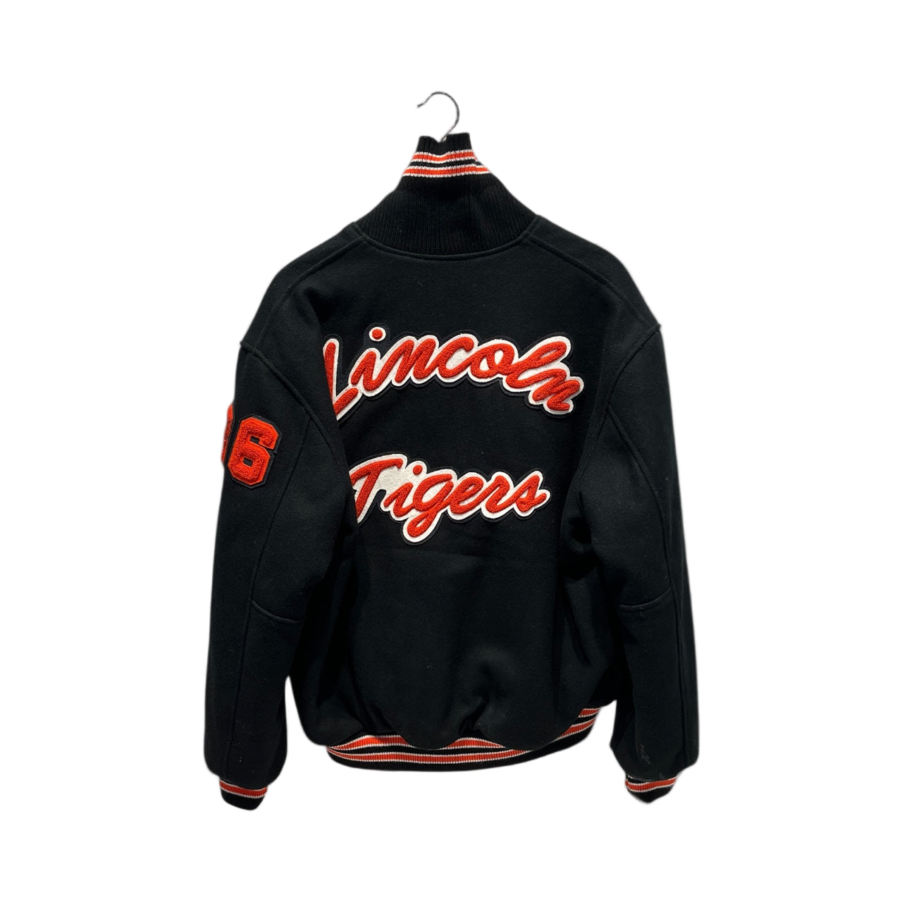 Vintage/Jacket/L/Wool/ORN/Stripe/POWER PLAY VARSITY JKT view 2