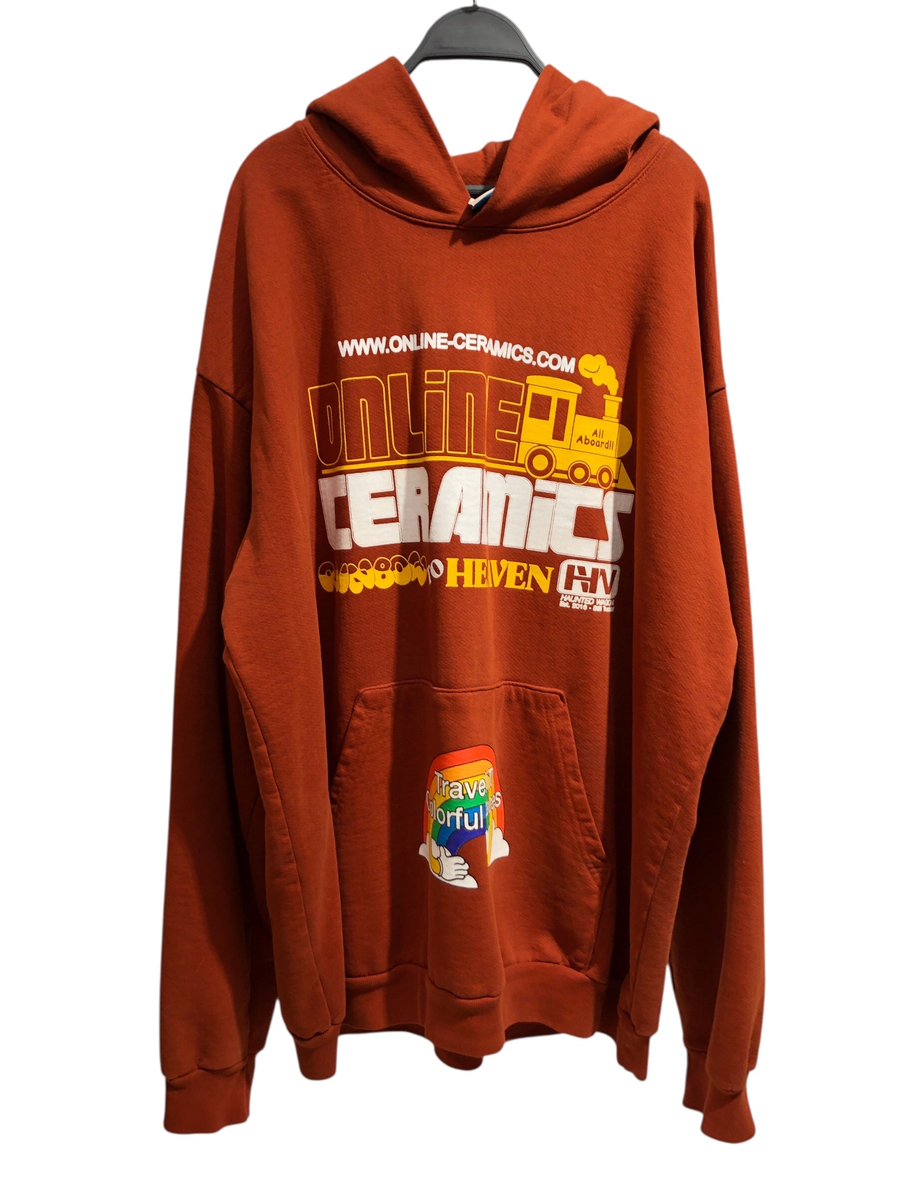 Online Ceramics/Hoodie/XXL/Graphic/Cotton/CML/Rainbow of Heaven view 1