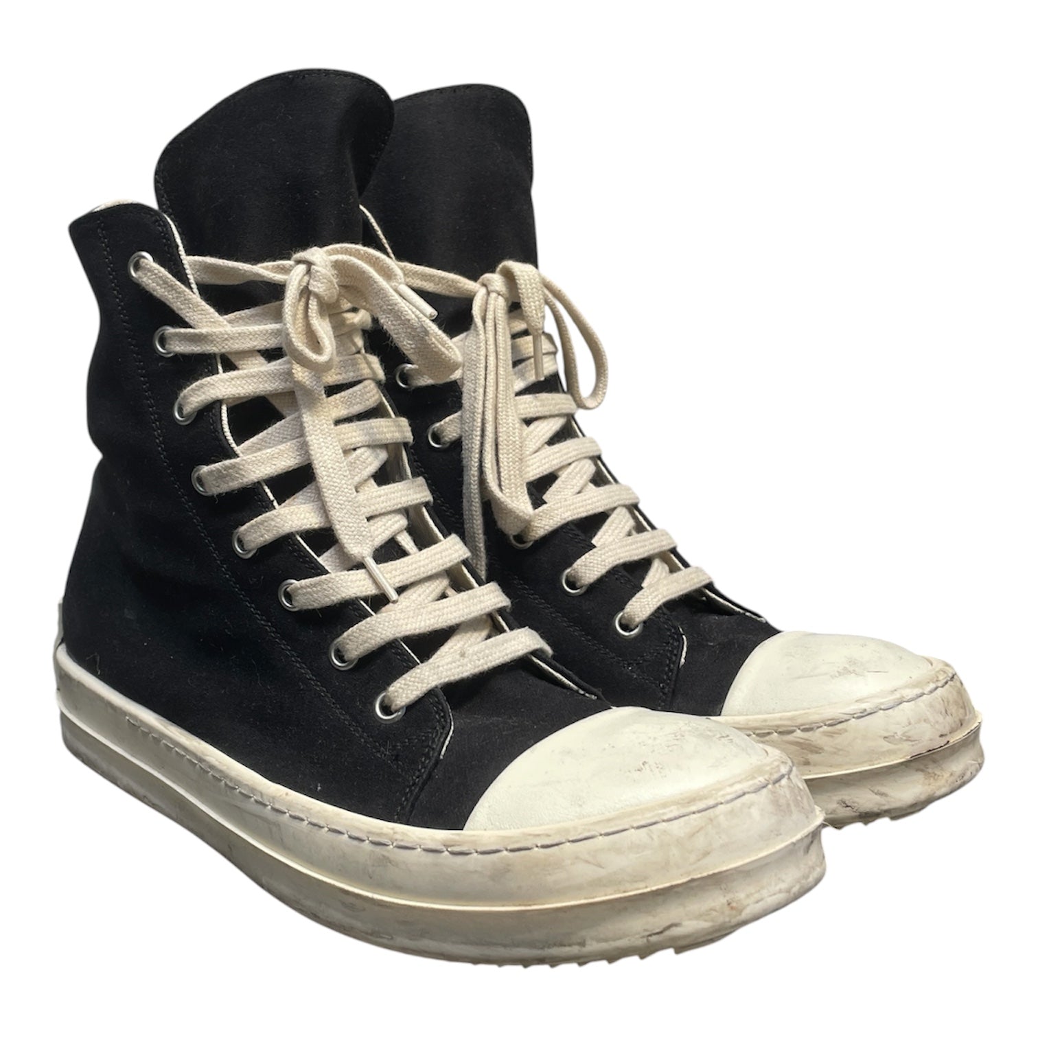 RICK OWENS DRKSHDW/Hi-Sneakers/EU 39/Cotton/BLK/ view 1