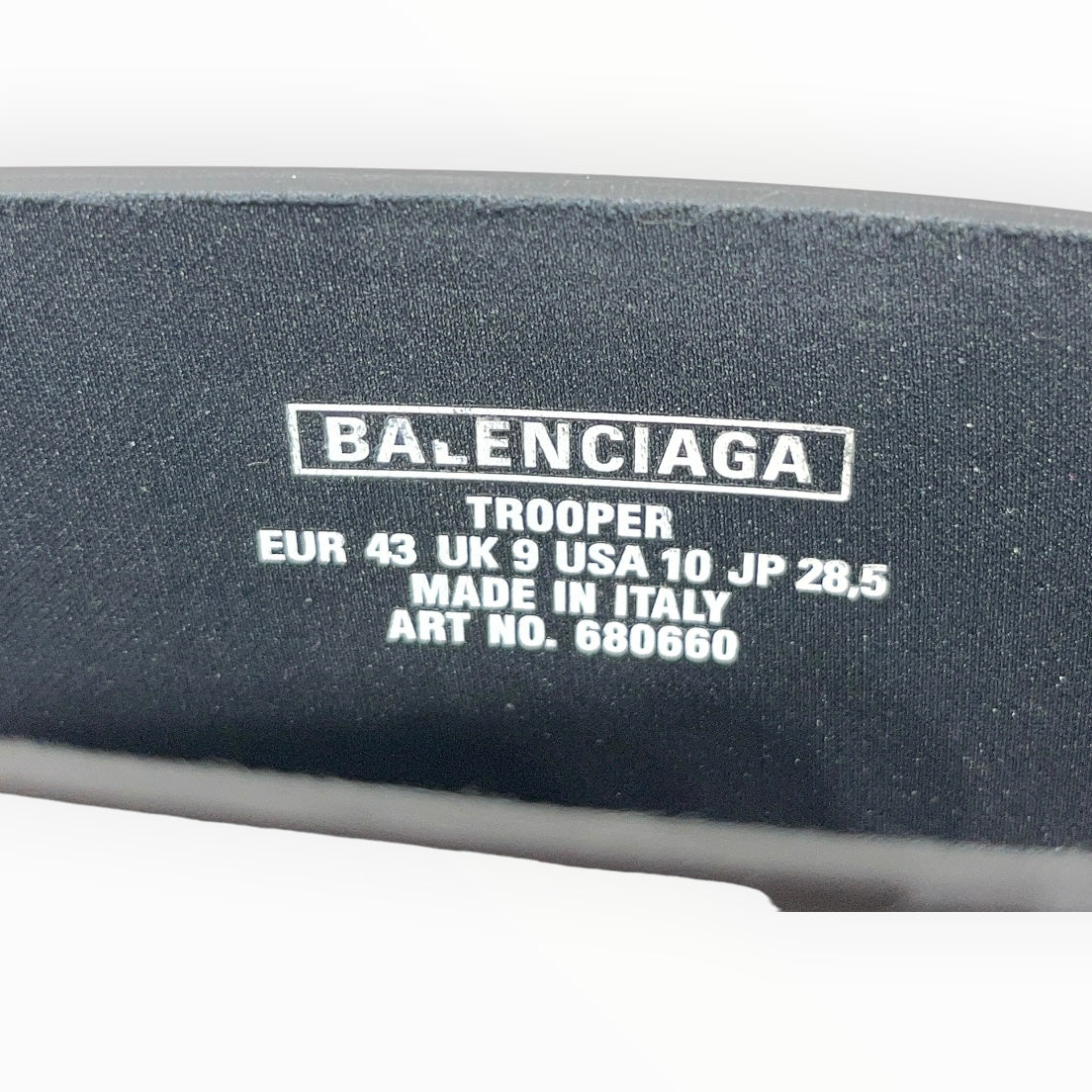 BALENCIAGA/Pull-On Boots/US 10/BLK/Rubber Trooper Boots view 3
