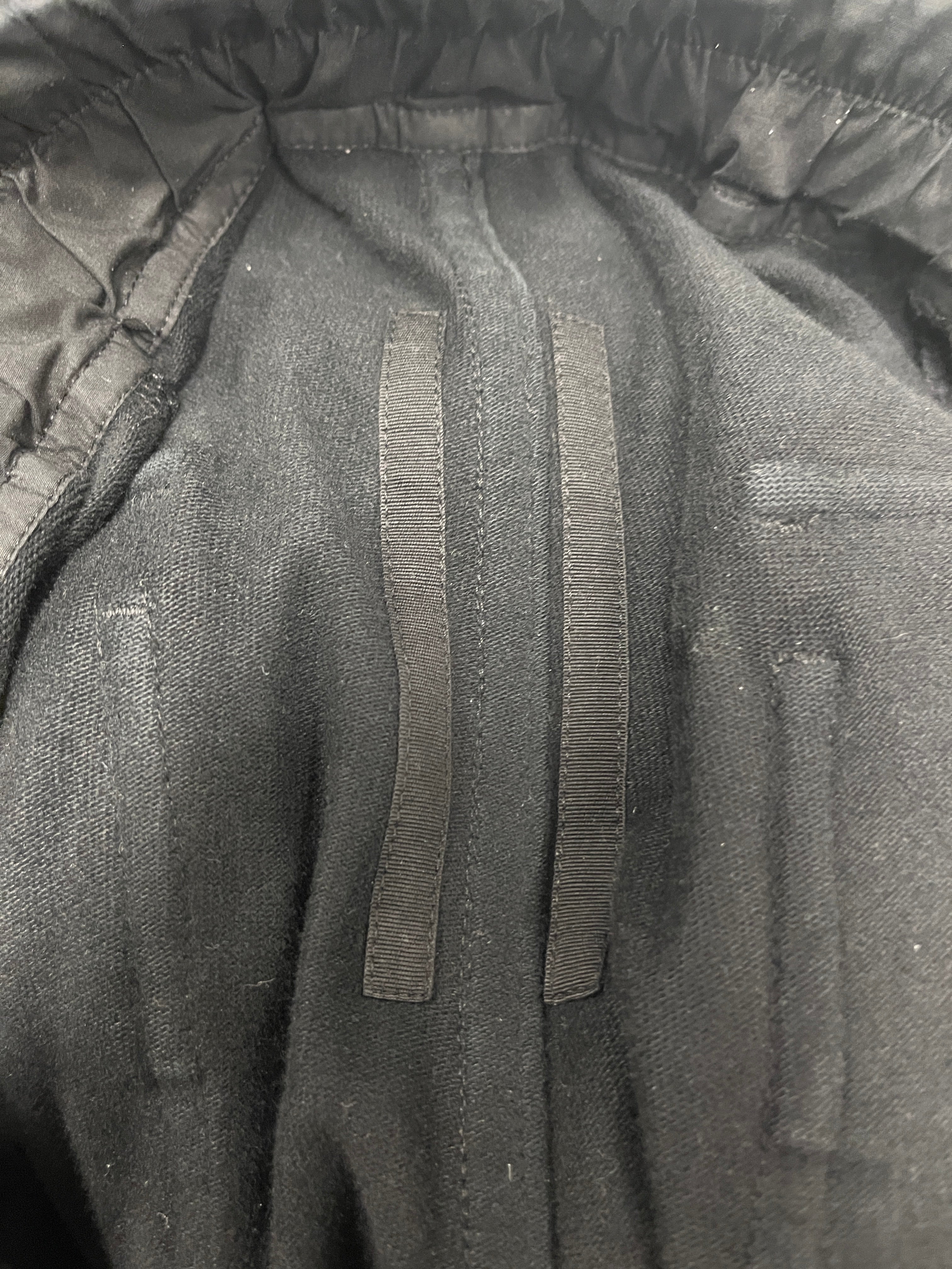RICK OWENS DRKSHDW/Pants/XL/Cotton/BLK/Creath view 3