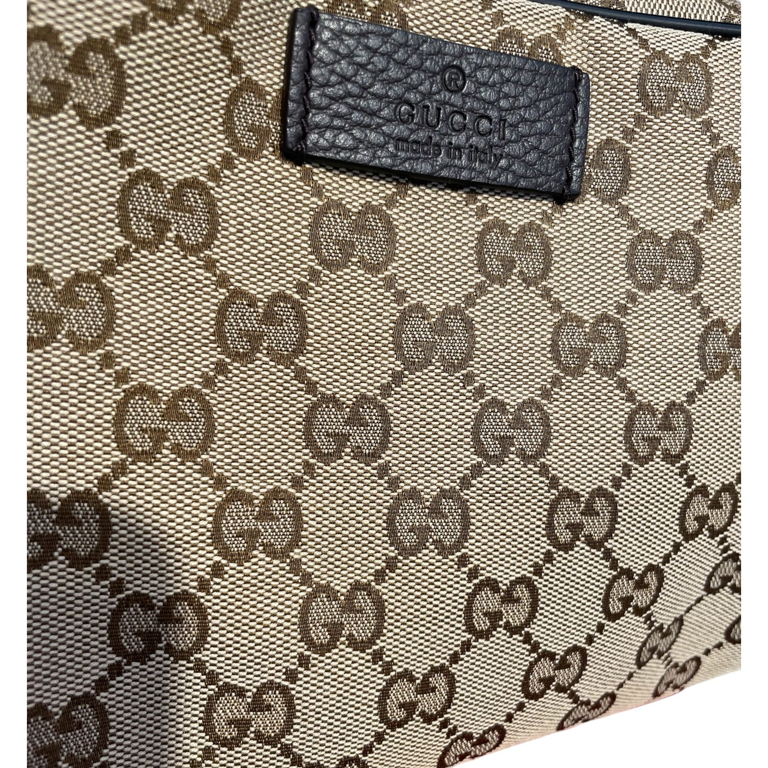 GUCCI/Bag/Monogram/BRW/belt bag view 3