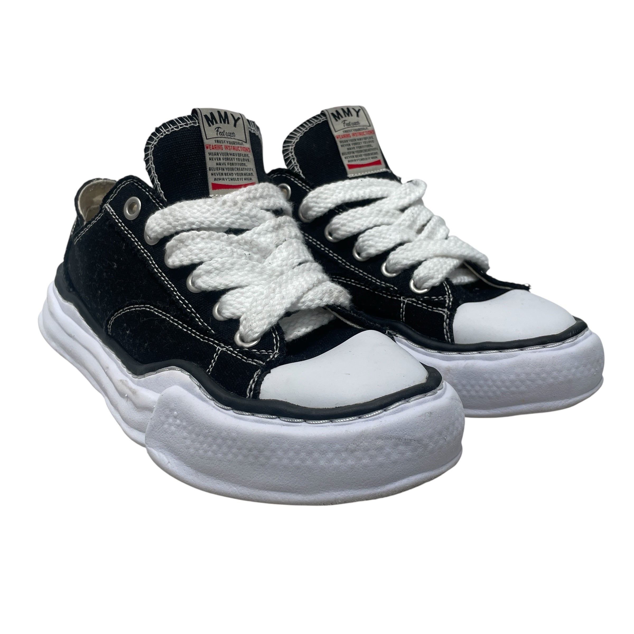 MIHARA YASUHIRO/Low-Sneakers/EU 41/Cotton/BLK/ view 1
