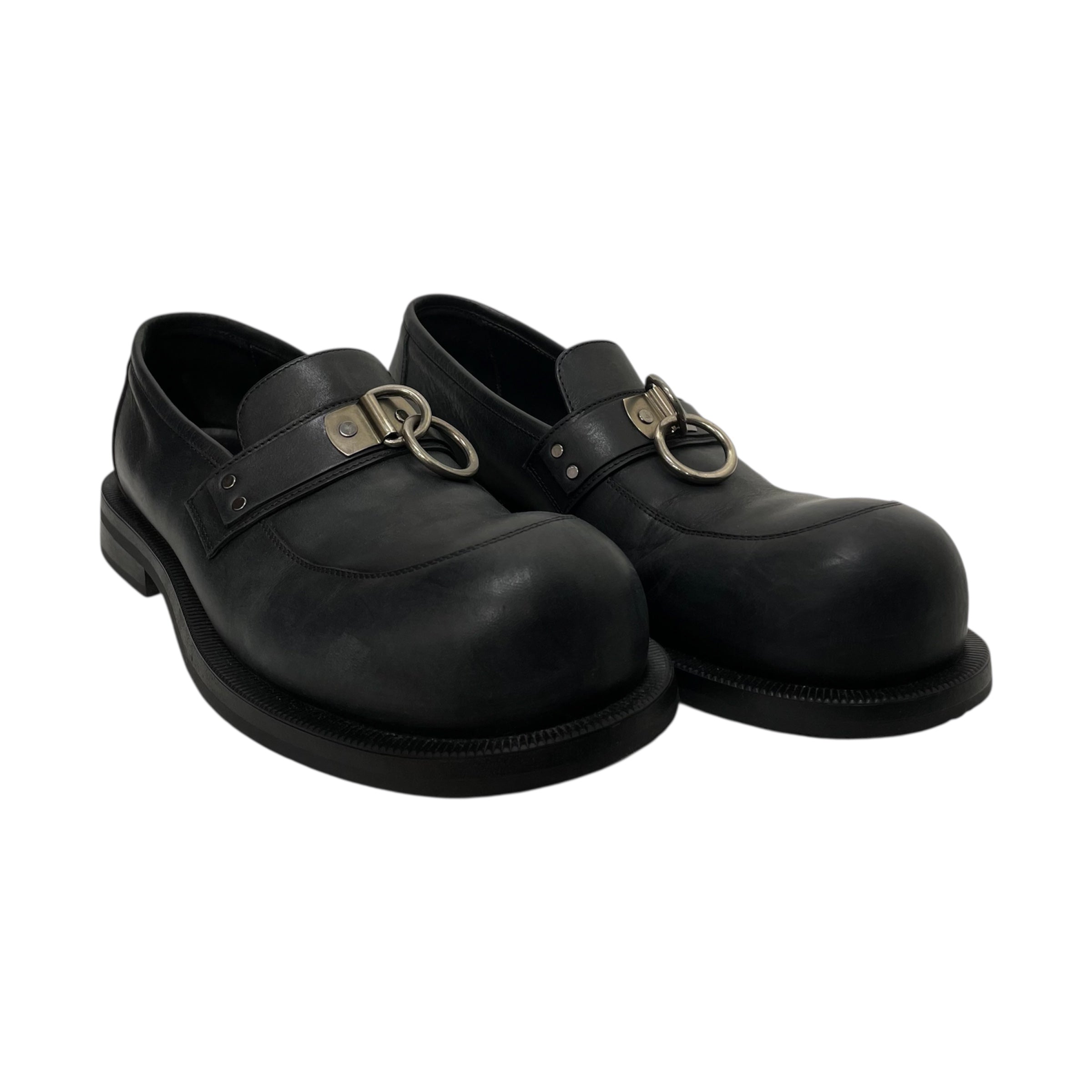 MARTINE ROSE/Dress Shoes/EU 44/BLK/O RING BULB SHOES view 1