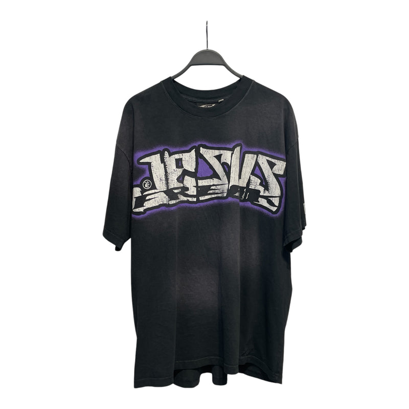 HELLSTAR/T-Shirt/XXL/Cotton/BLK/Graphic/JESUS FREAK