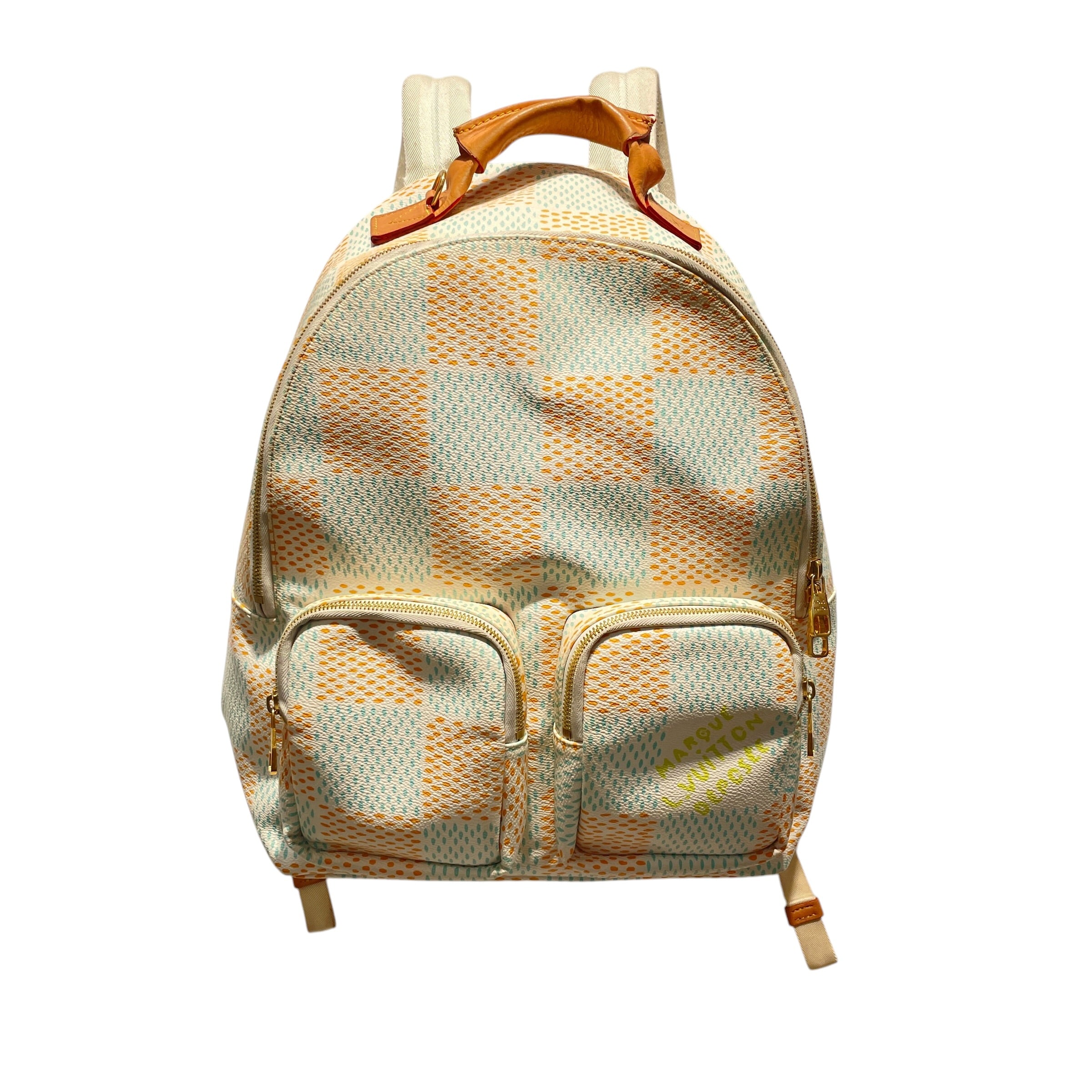 LOUIS VUITTON/Backpack/All Over Print/Acrylic/BEG/BACKPACK view 1