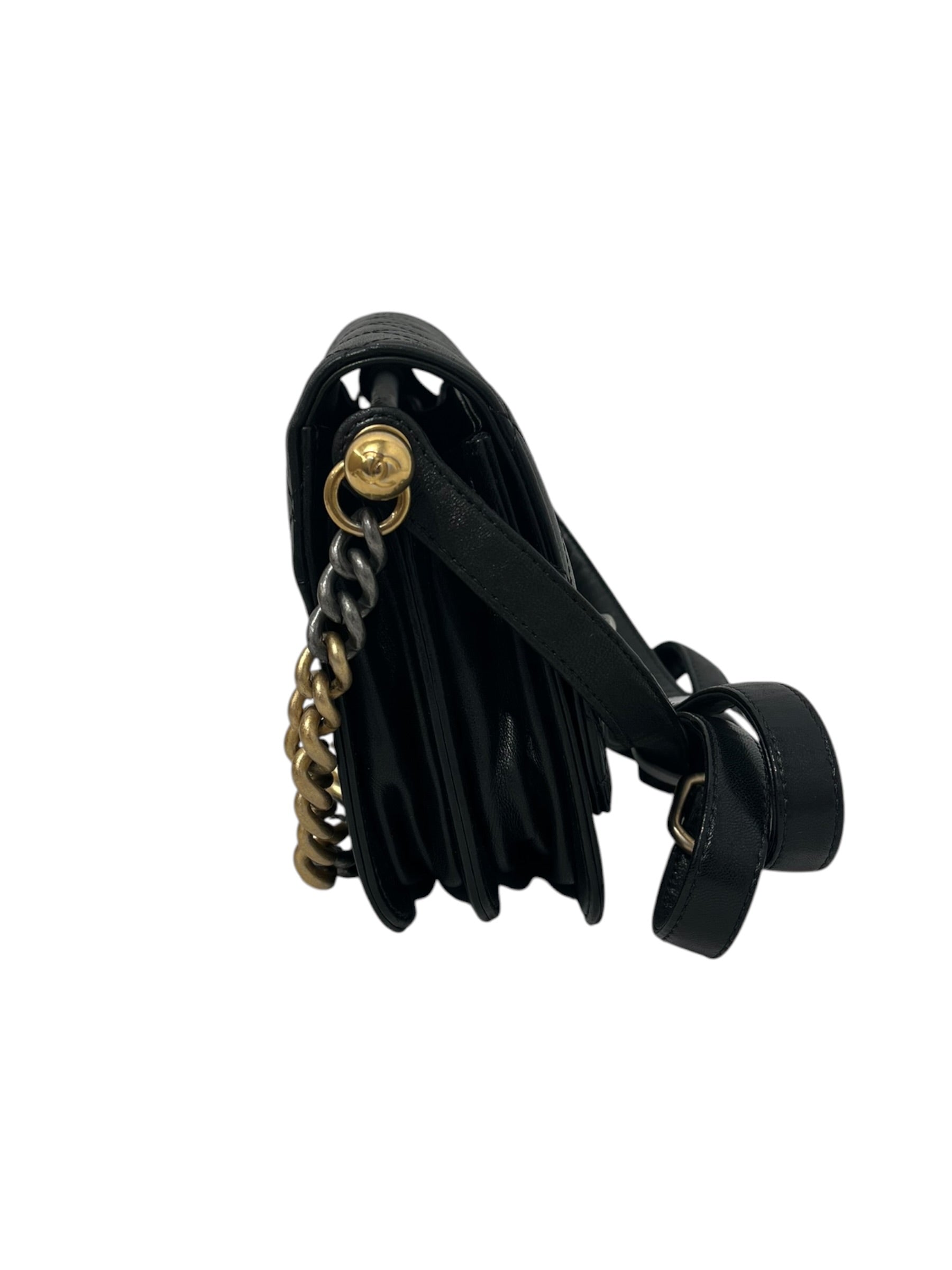 CHANEL/Bag/Leather/BLK/PARIS COSMO RITZ FLAP BAG view 3