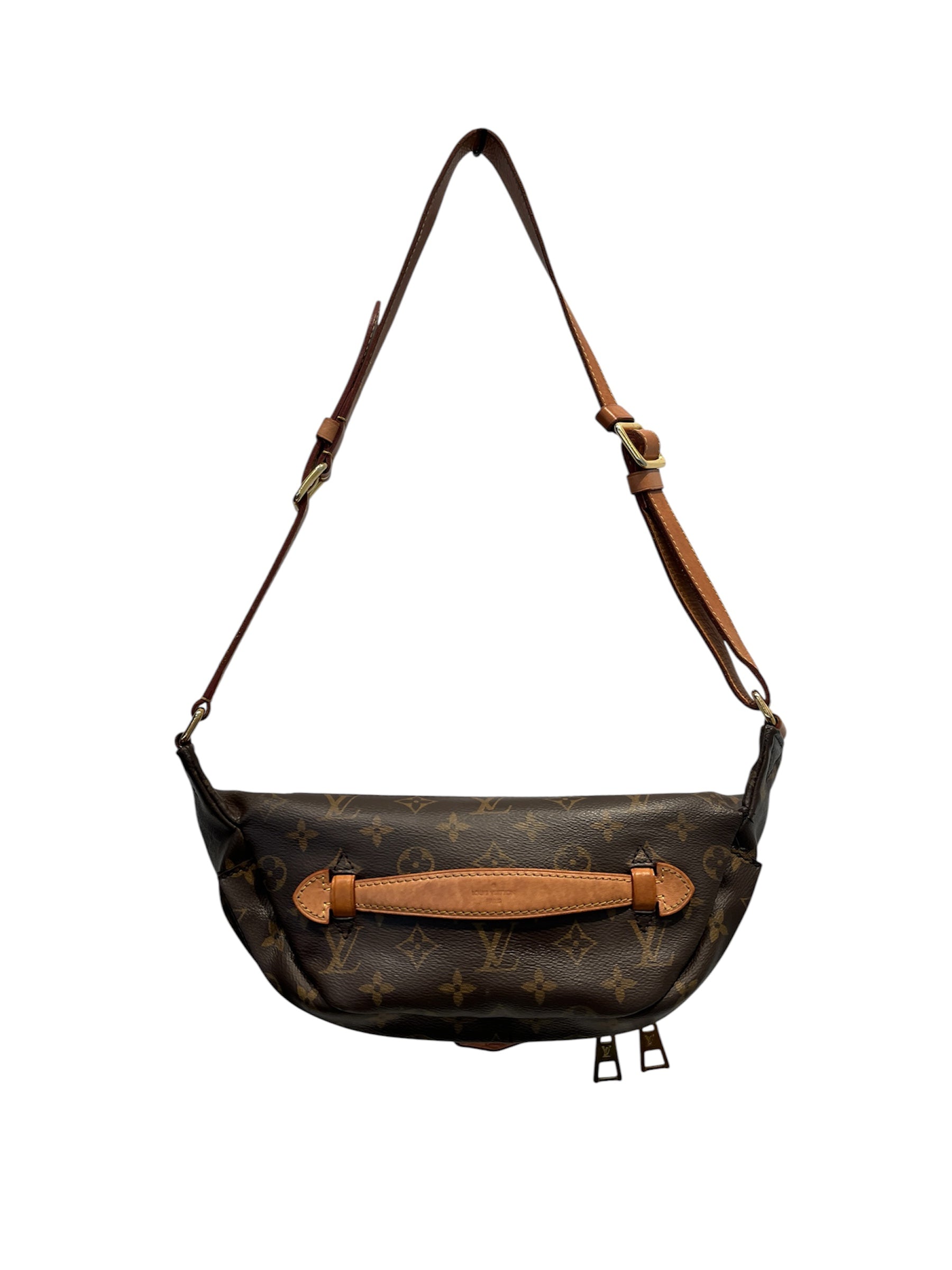 LOUIS VUITTON/Bag/Monogram/Leather/BRW/MONOGRAM BUMBAG view 3