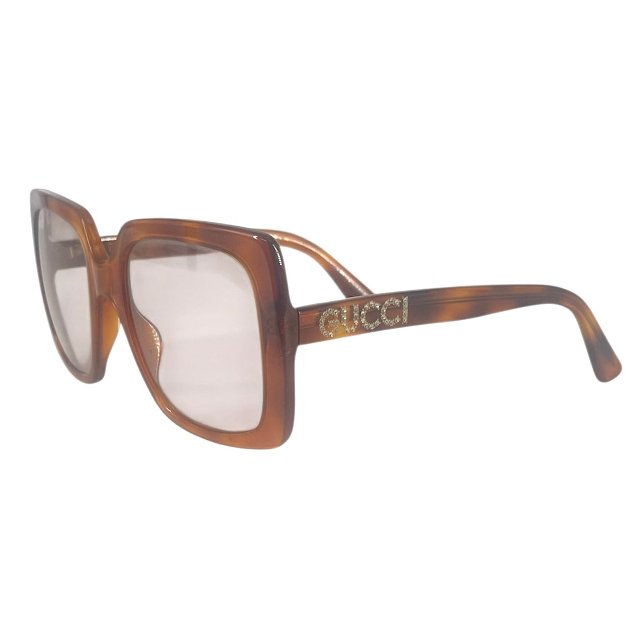 GUCCI/Sunglasses/Plastic/BEG/OVERSIZED SUINGLASSES view 2