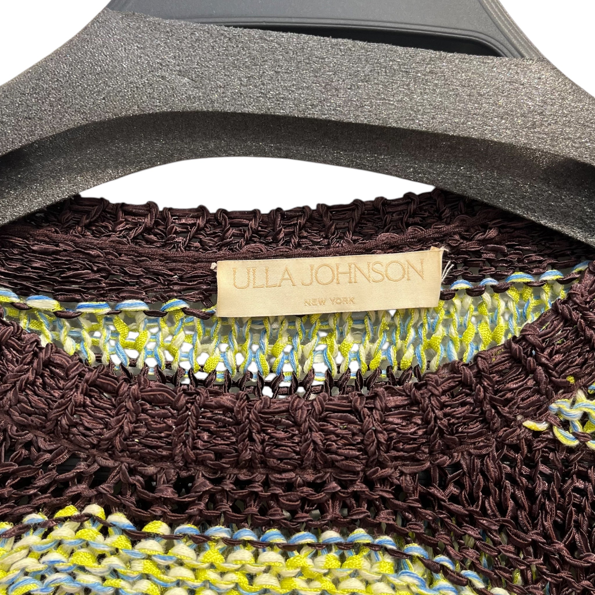 Ulla Johnson/Sweater/S/Stripe/BRW/Oversize/GREEN GEOMETRIC PATTERN view 3