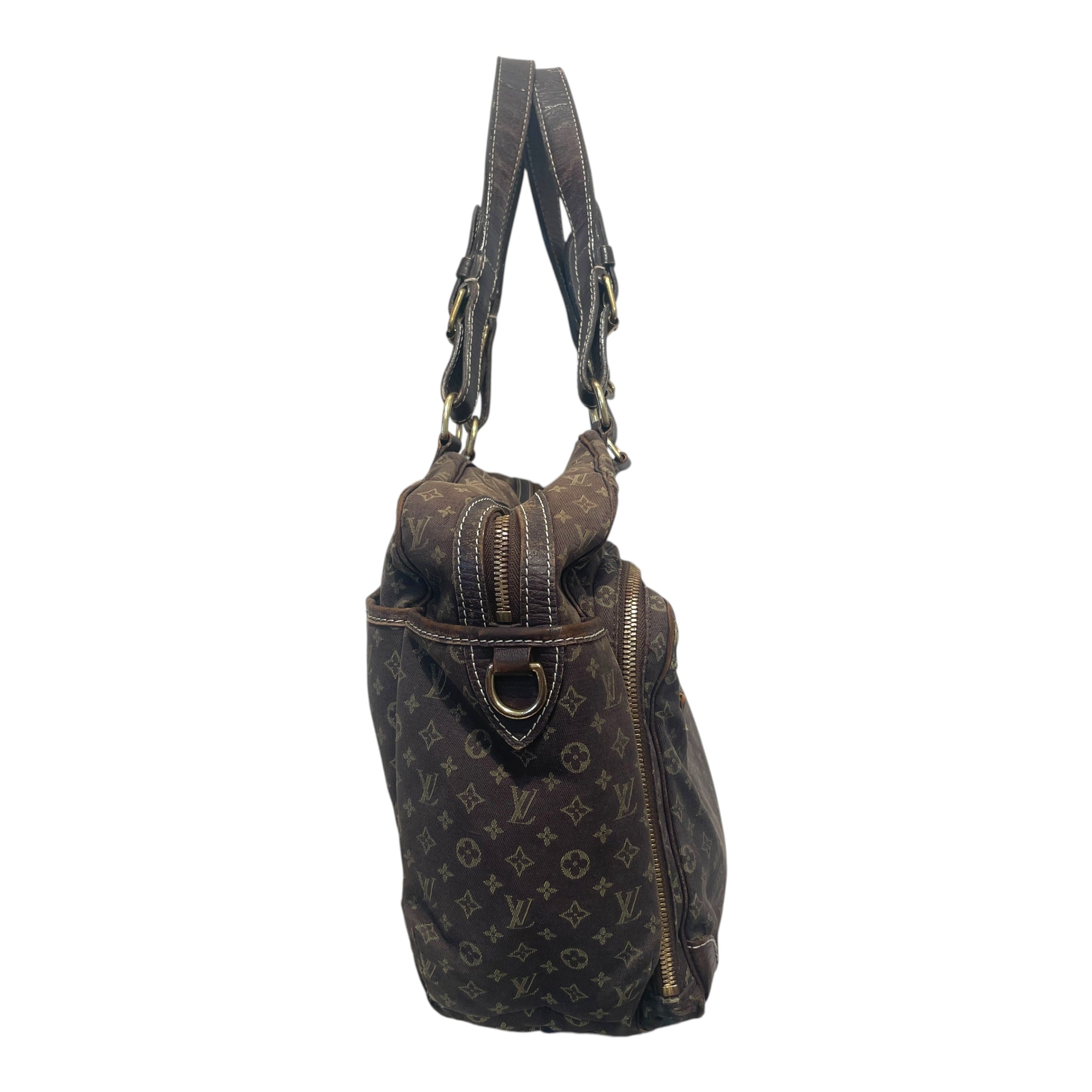 LOUIS VUITTON/Luggage/Monogram/Cotton/BRW/Mini Lin Sac a Langer view 2