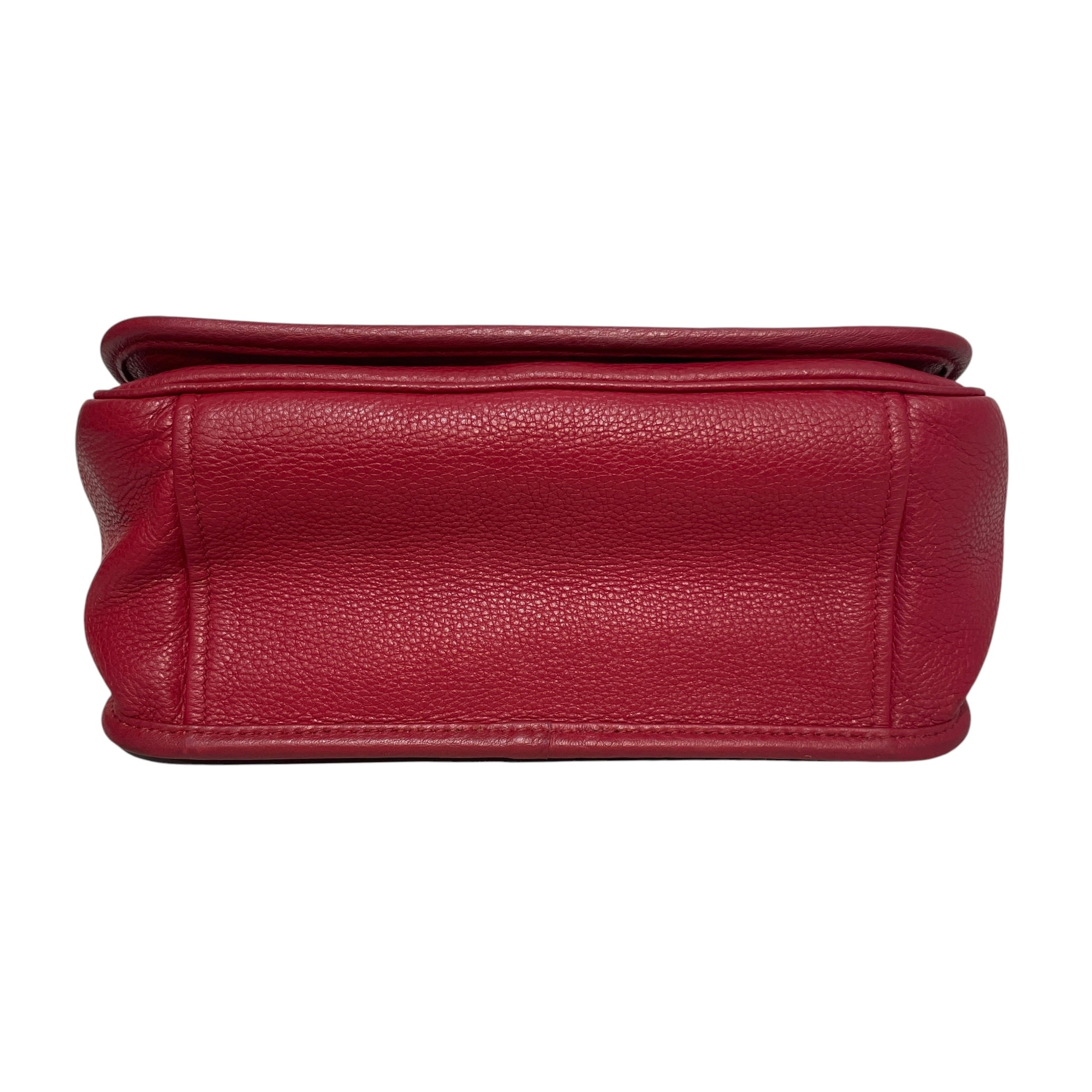 PRADA/Cross Body Bag/Leather/RED/Vitello Daino Phenix Bag view 3