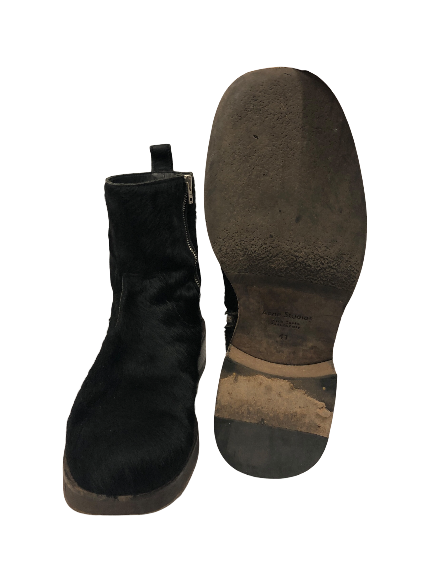 Acne Studios/Boots/EU 41/Fur/BLK/ view 2