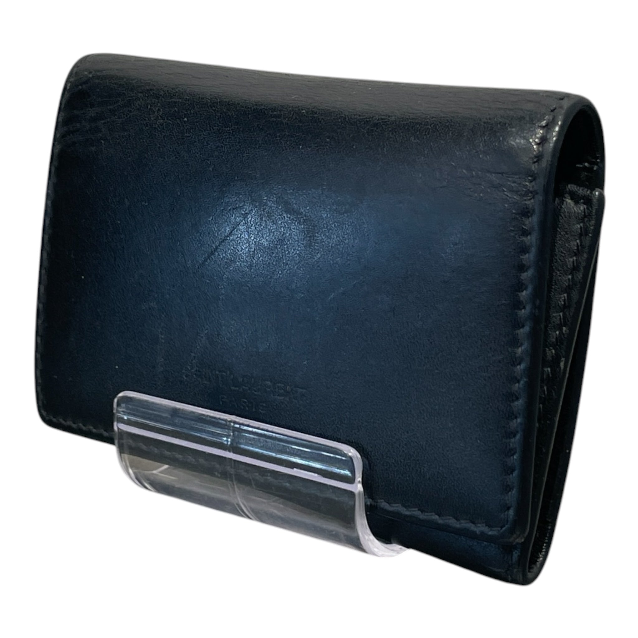 SAINT LAURENT/Wallet/Leather/BLK/M's/KEY HOLDER view 1