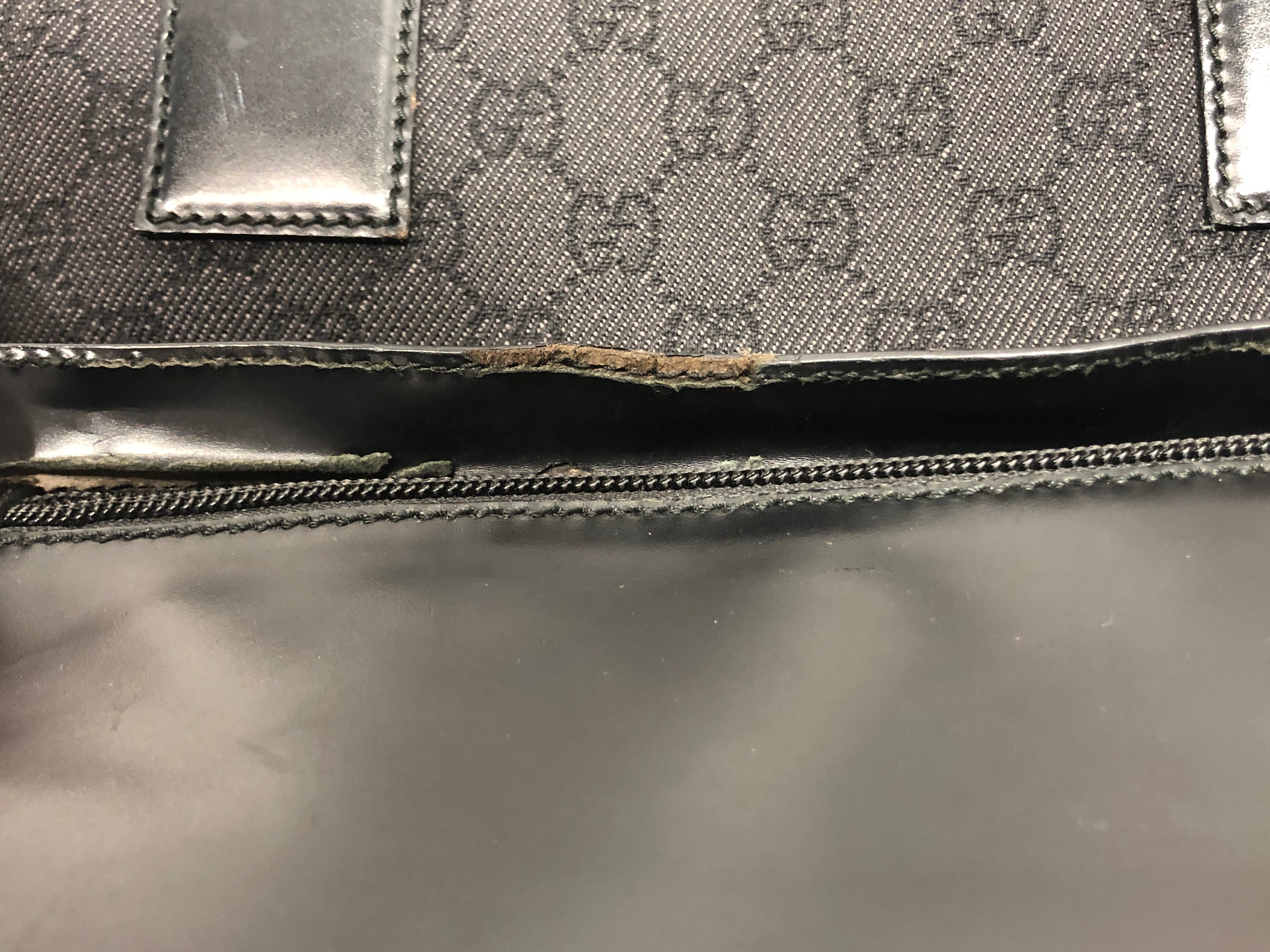 GUCCI/Tote Bag/Monogram/Cotton/BLK/GG TOTE view 8