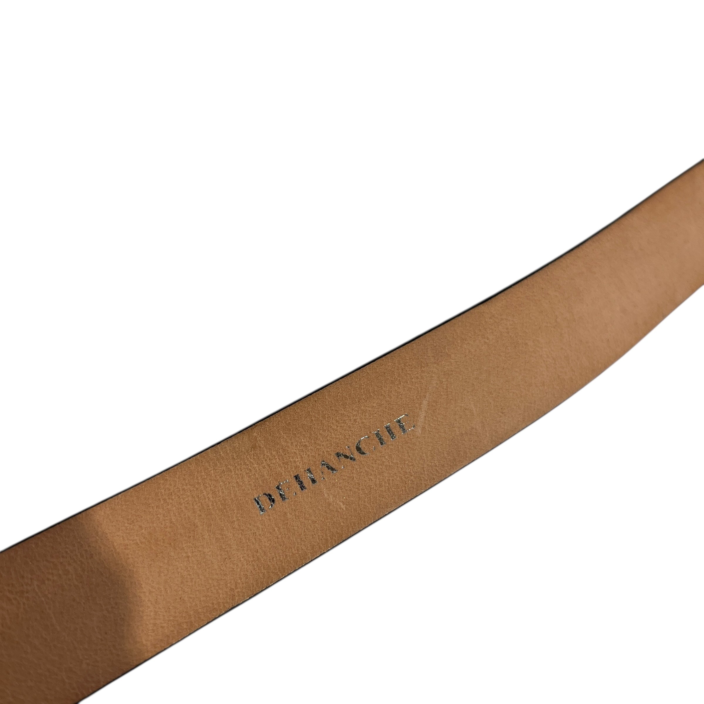 DEHANCHE/Belt/Leather/BLK/HOLLYHOCK GOLD AND SILVER view 3