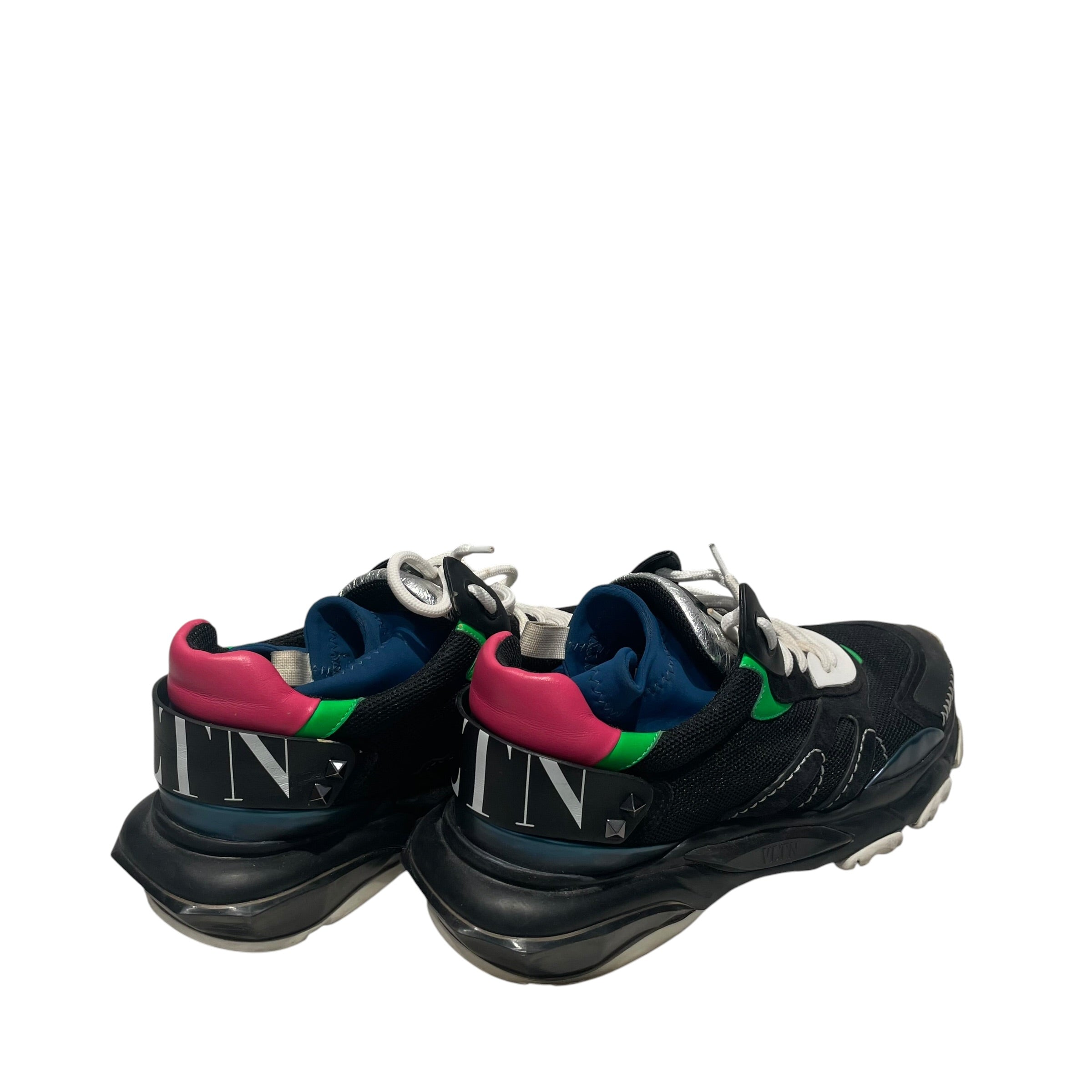 VALENTINO/Low-Sneakers/EU 45/Nylon/BLK/Bounce Sneaker view 4