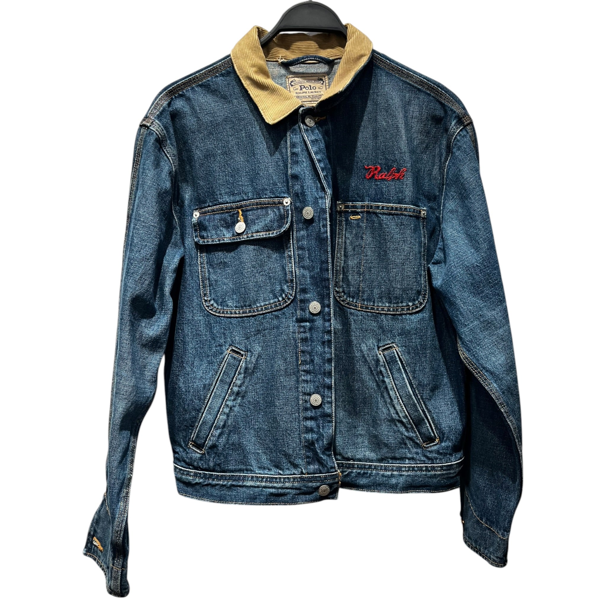 POLO RALPH LAUREN/Denim Jkt/S/Denim/BLU/POLO 1967 TIGER PATCH view 1