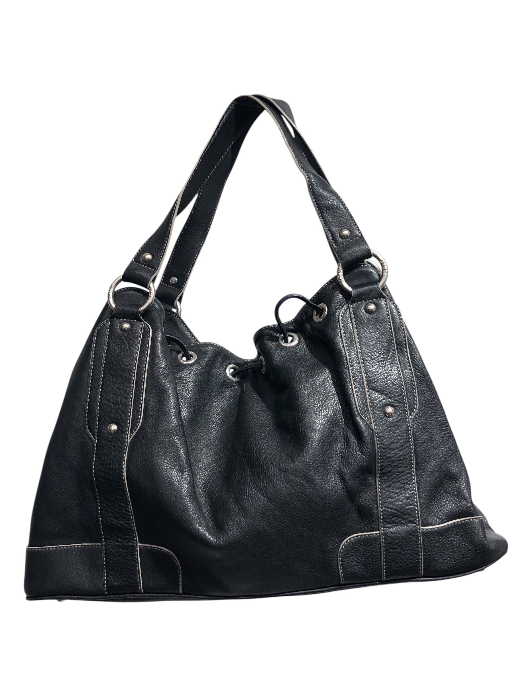 MCM/Tote Bag/Leather/BLK/ view 2