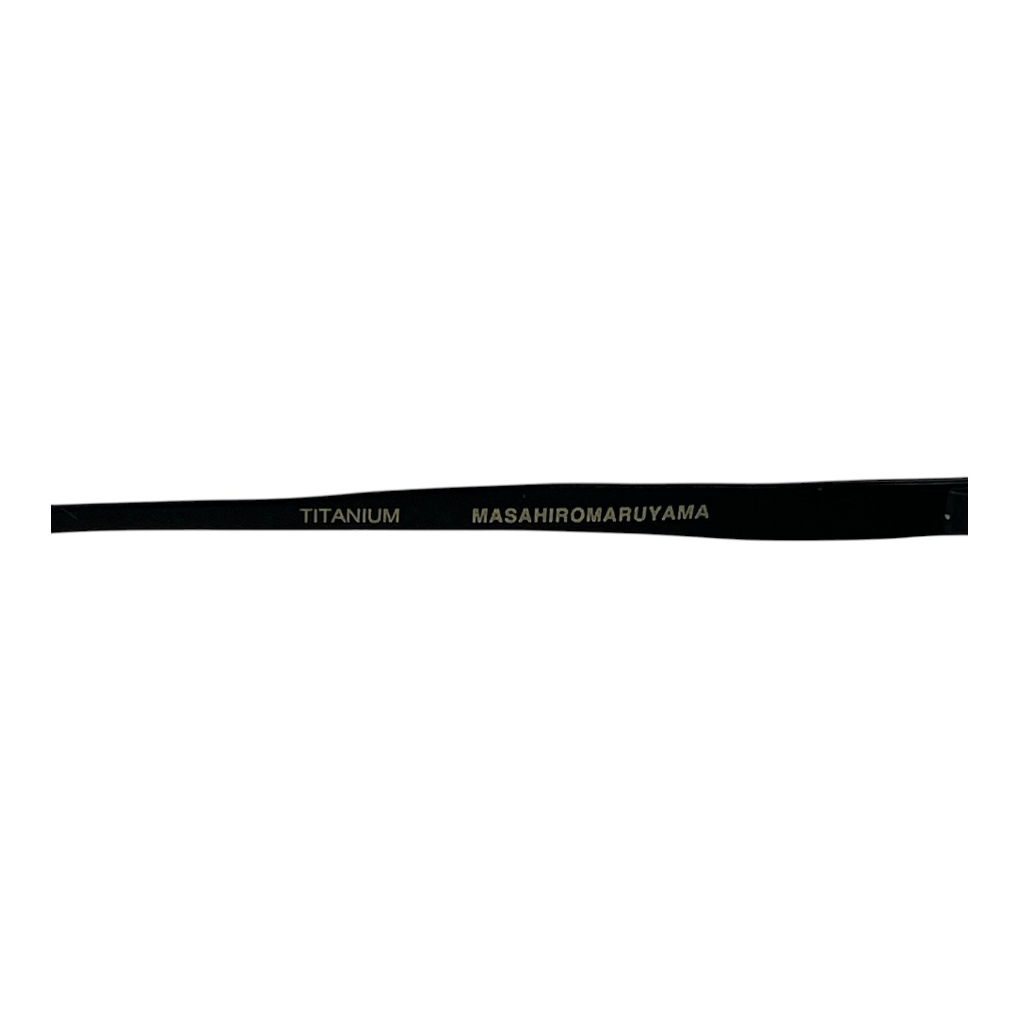 MASAHIROMARUYAMA/Sunglasses/Plastic/BLK/M's/TITANIUM view 3