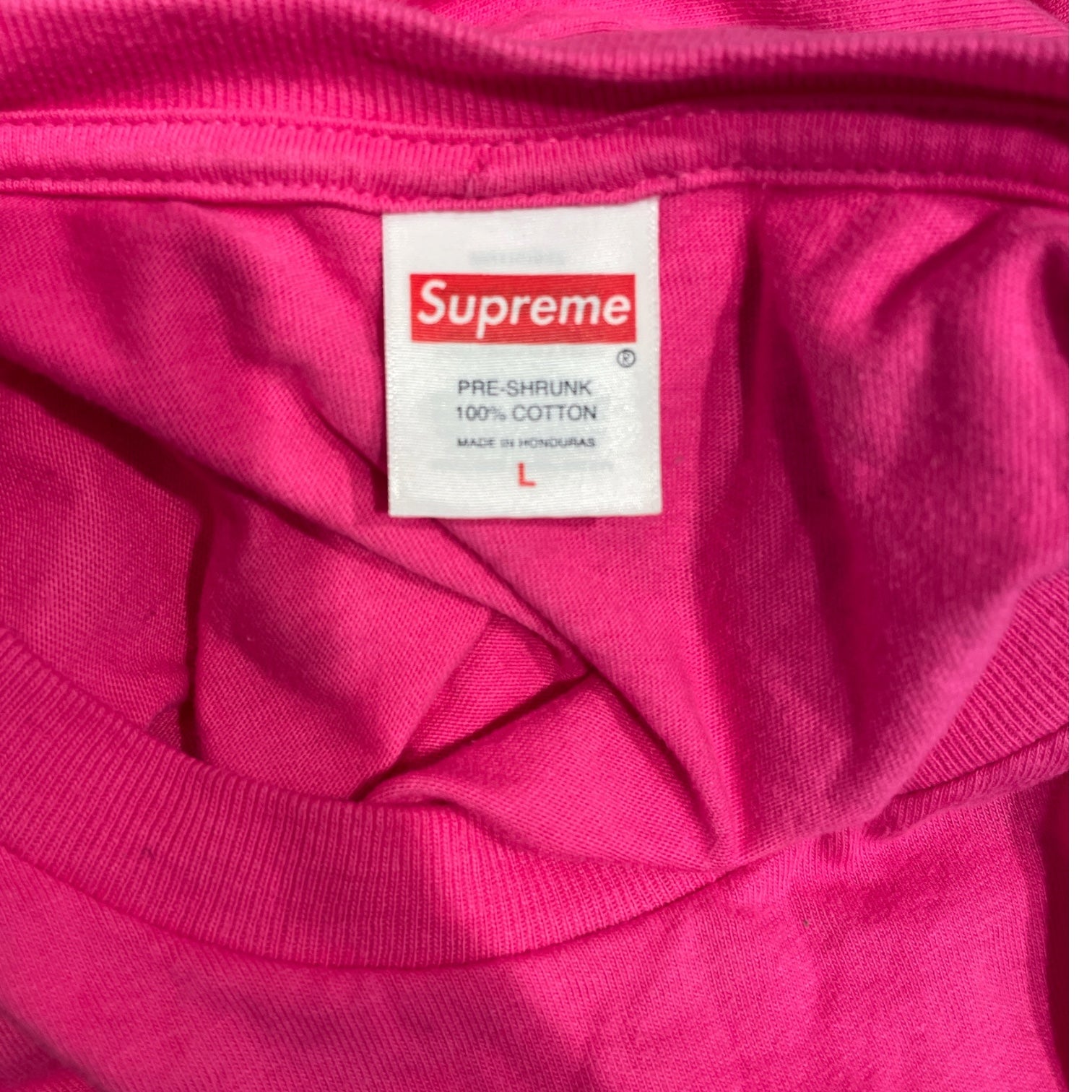 Supreme/T-Shirt/L/Cotton/PNK/It's Just A Joke Pink Tee view 3
