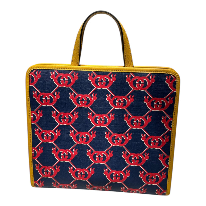 GUCCI/Tote Bag/Monogram/NVY/SNAIL TOTE BAG