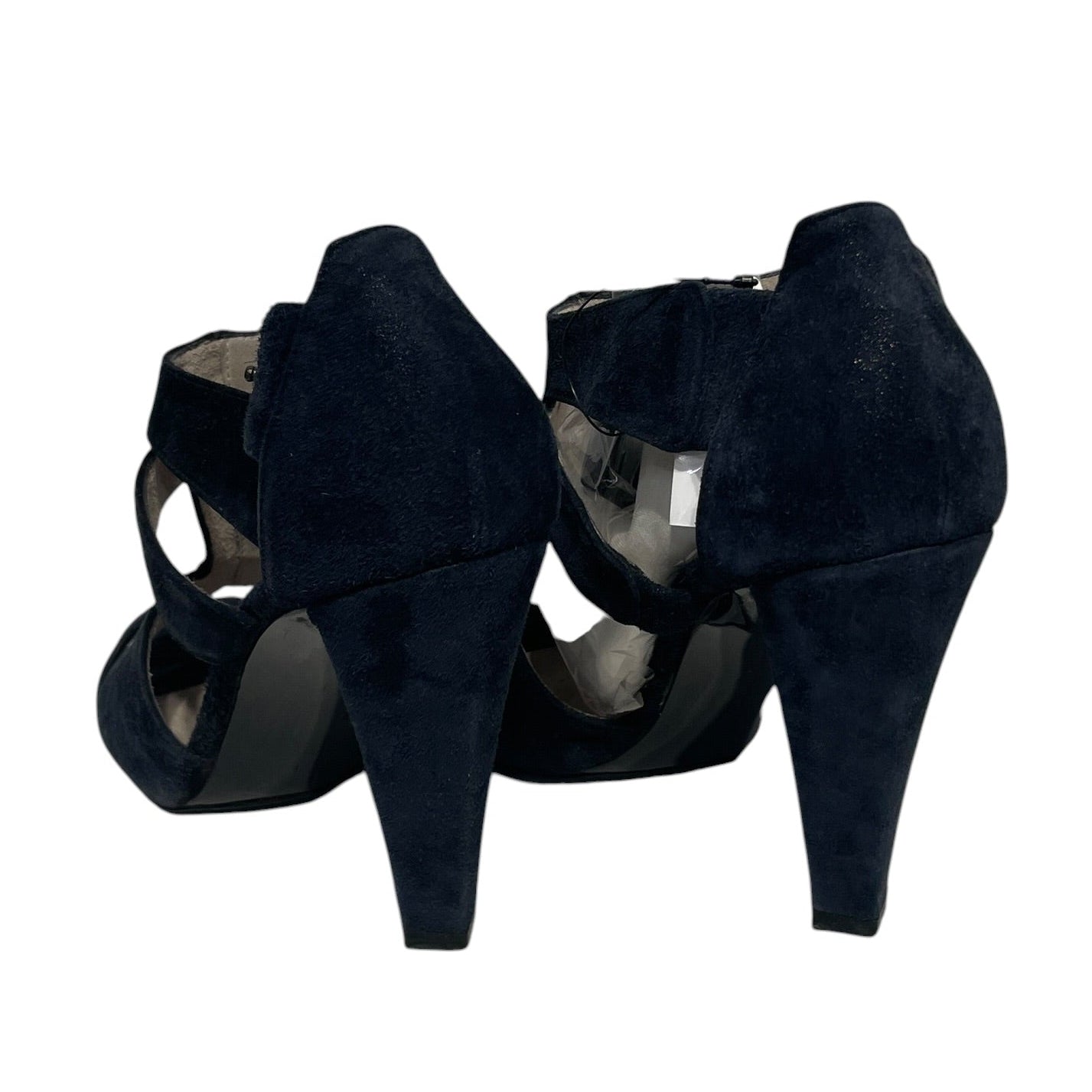 BALENCIAGA/Heels/EU 36.5/Suede/NVY/ view 2