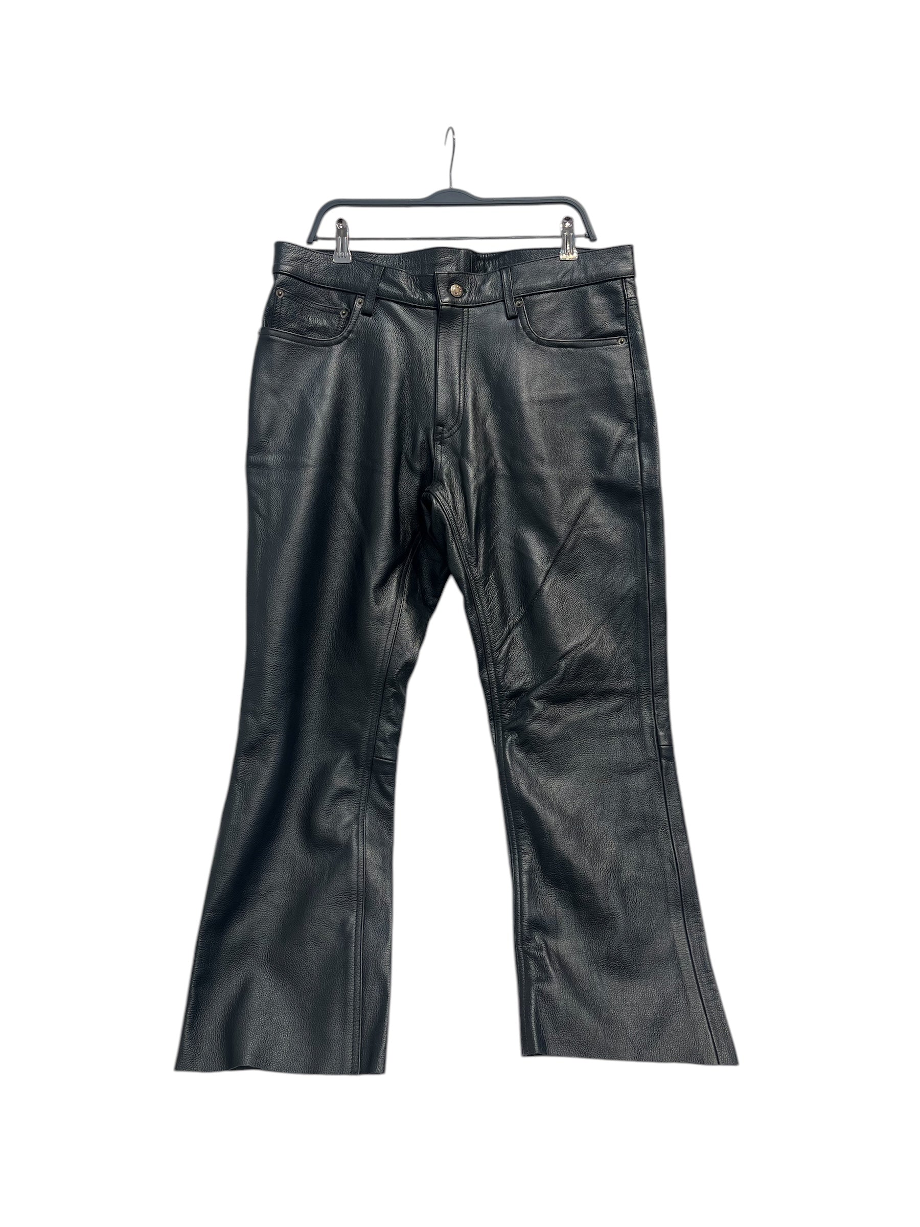 MILWAUKEE LEATHER/Vintage/Pants/34/Leather/BLK/milwaukee leather zip view 1