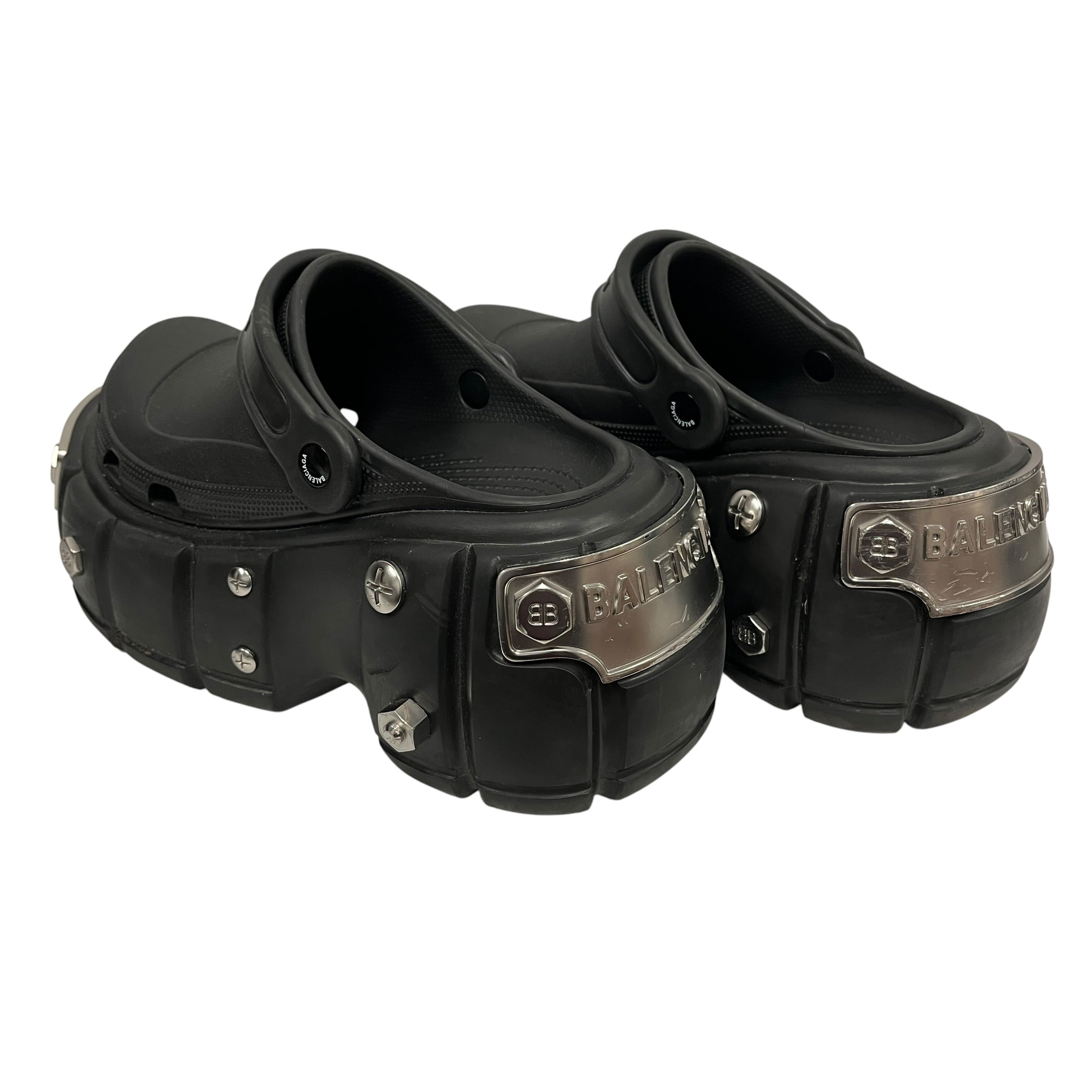 BALENCIAGA/Shoes/EU 41/BLK/Hard Crocs view 2