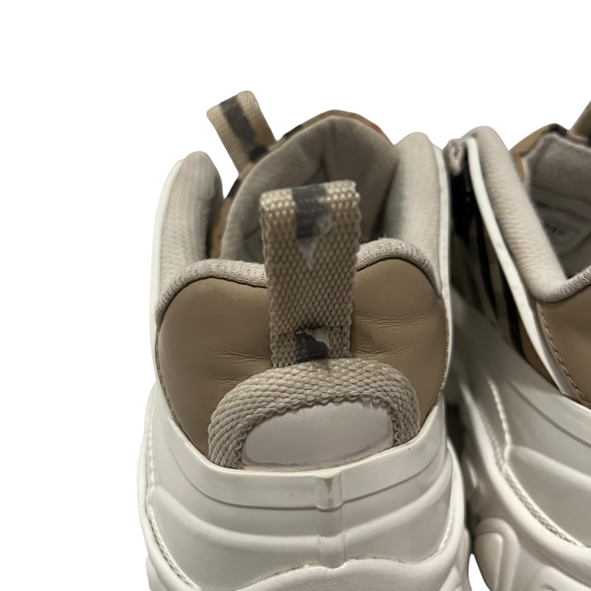 BURBERRY/Low-Sneakers/EU 39/Plaid/Polyester/BEG/ARTHUR view 7