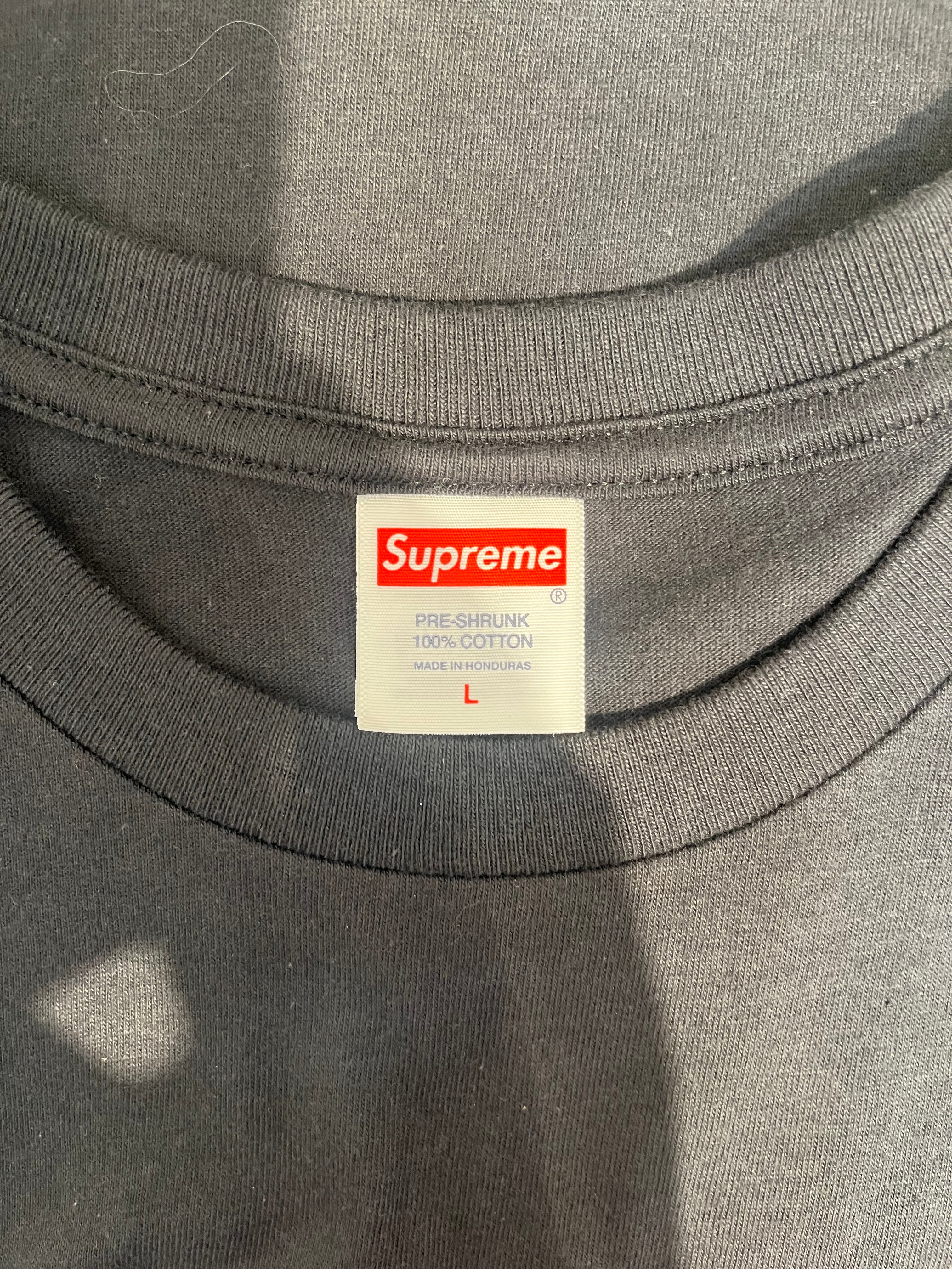 Supreme/T-Shirt/L/Cotton/BLK/SPLIT TONGUE view 3