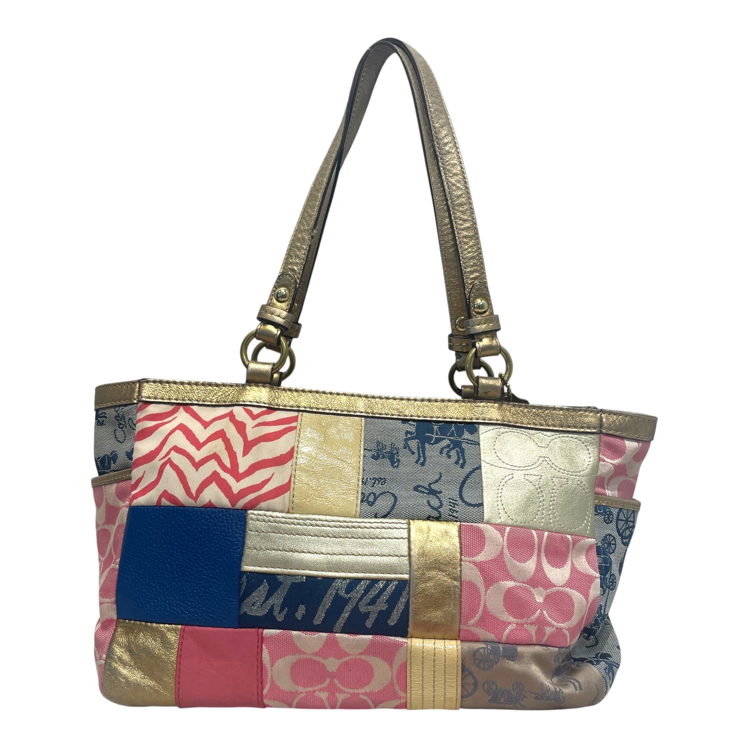 COACH/Bag/All Over Print/Cotton/BRW/Patchwork view 1