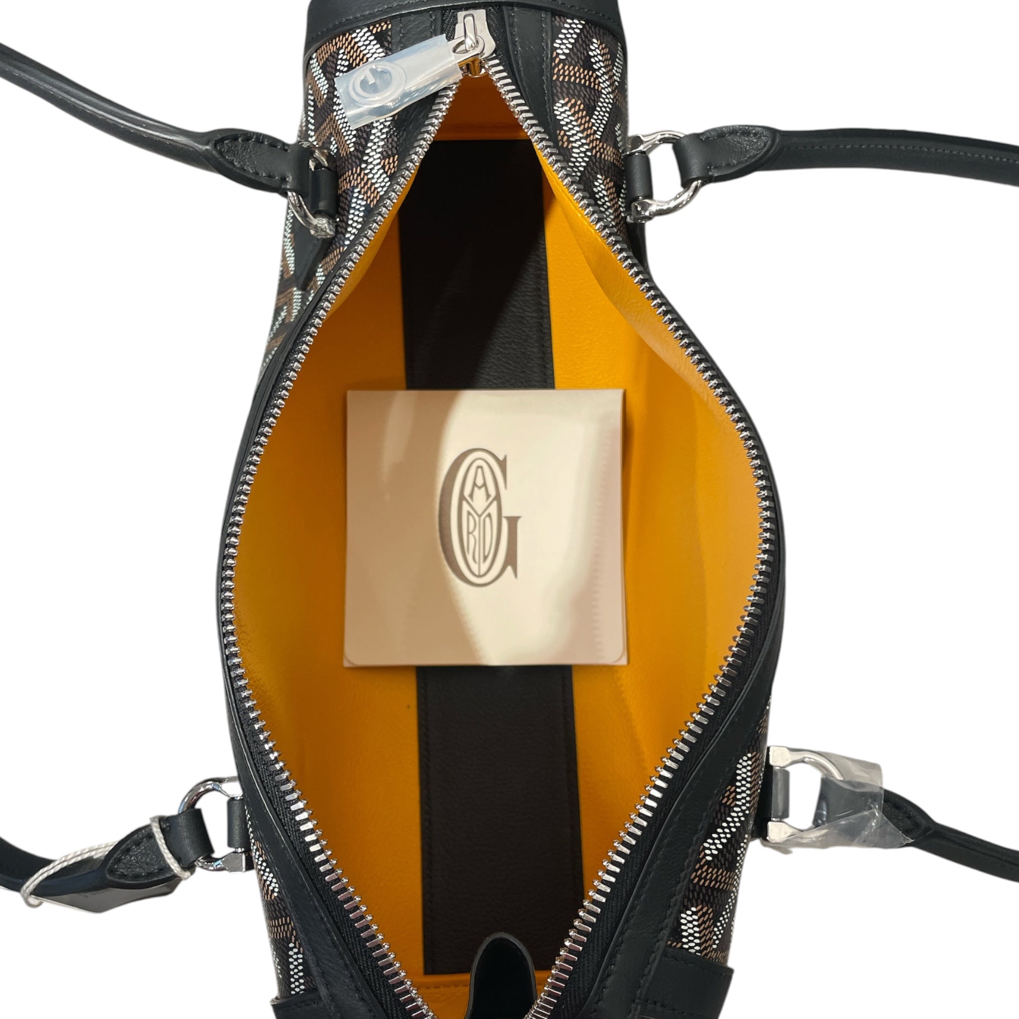 GOYARD/Tote Bag/Monogram/Leather/BLK/Goyardine Bonbonniere view 5