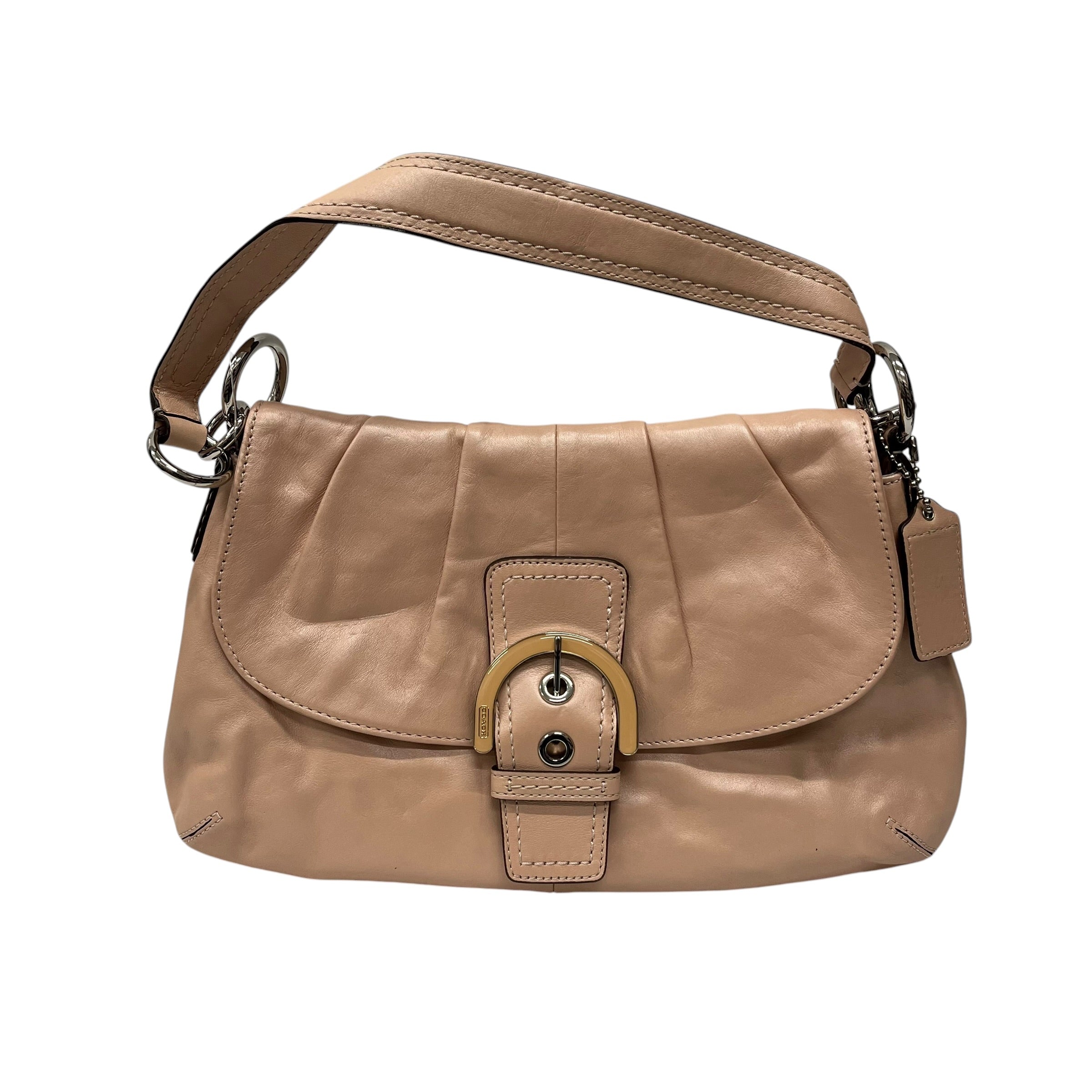 COACH/Hand Bag/Leather/PNK/soho view 1