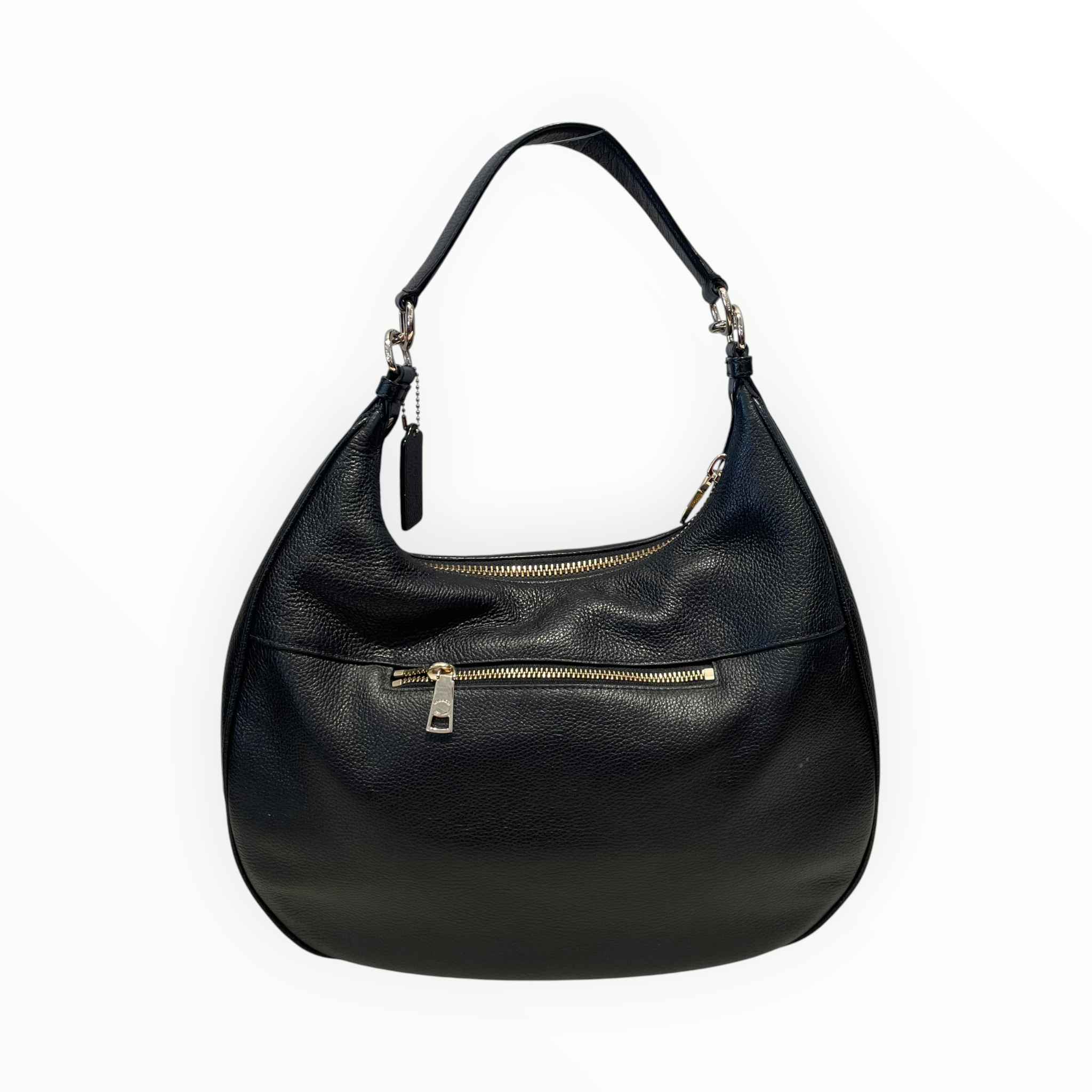 COACH/Hand Bag/Leather/BLK/Teri Hobo view 2
