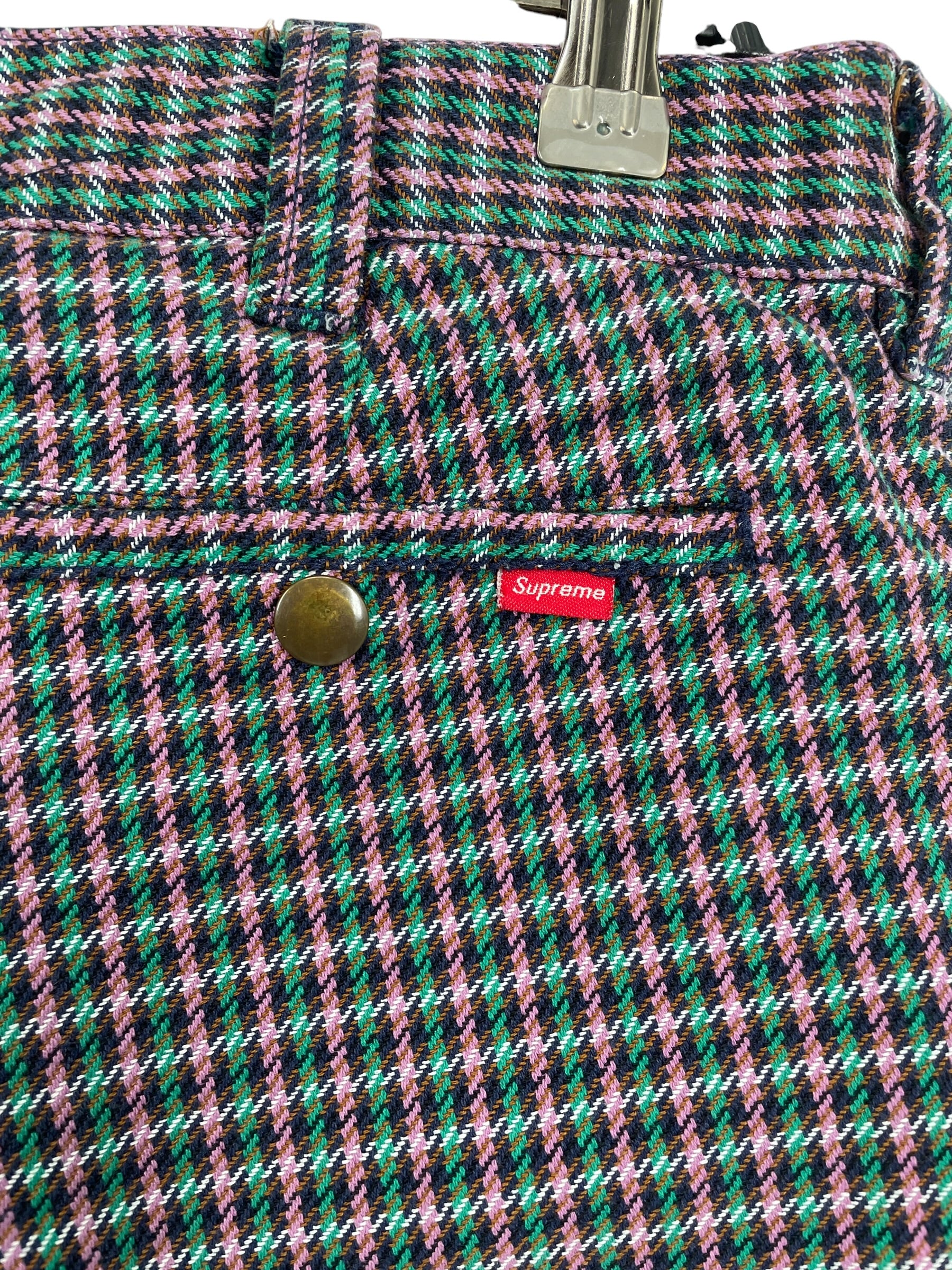 Supreme/Shorts/34/Cotton/MLT/All Over Print/GRN,PNK,HOUDSTOOTH PATTERN view 2