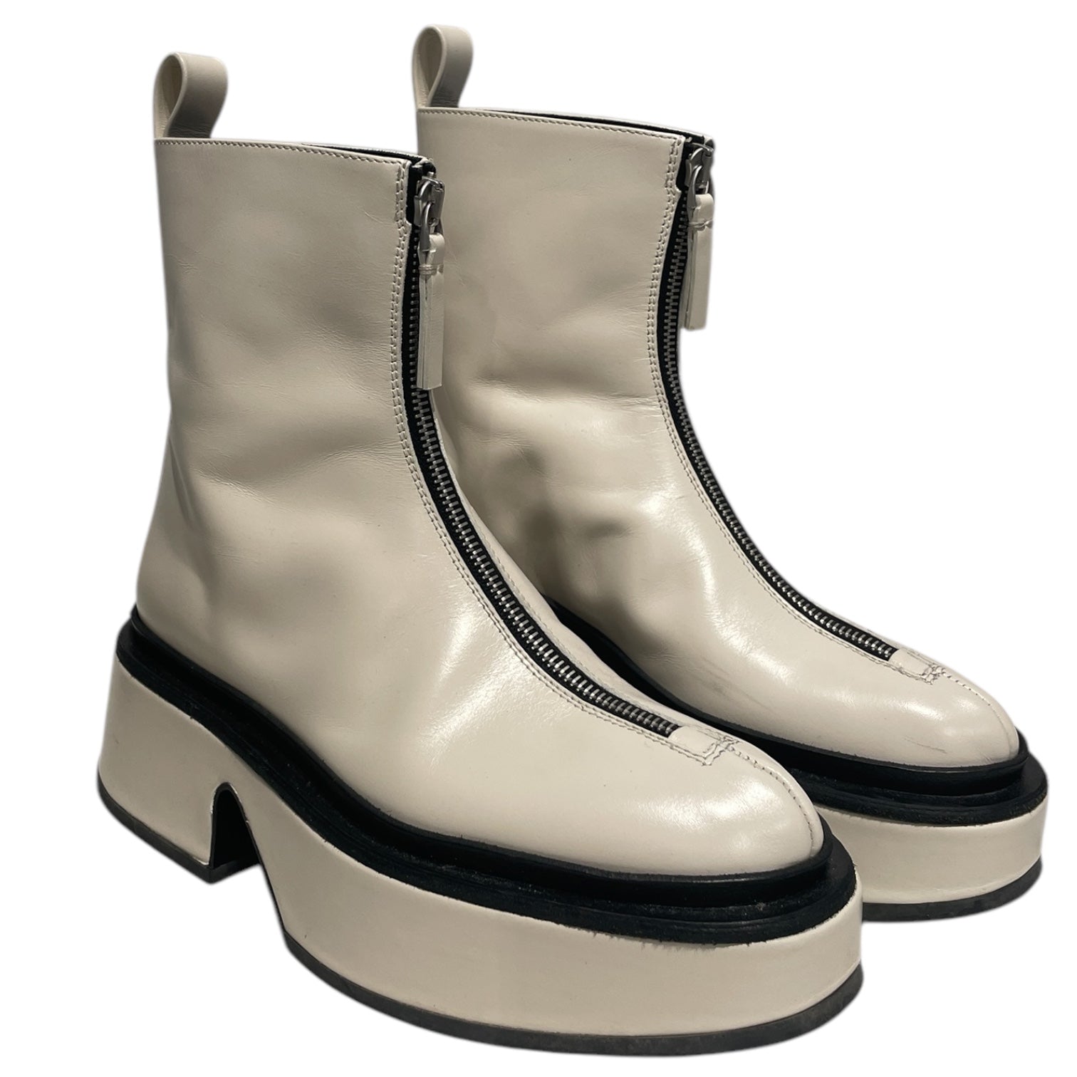 JIL SANDER/Boots/EU 36/Leather/WHT/ view 1