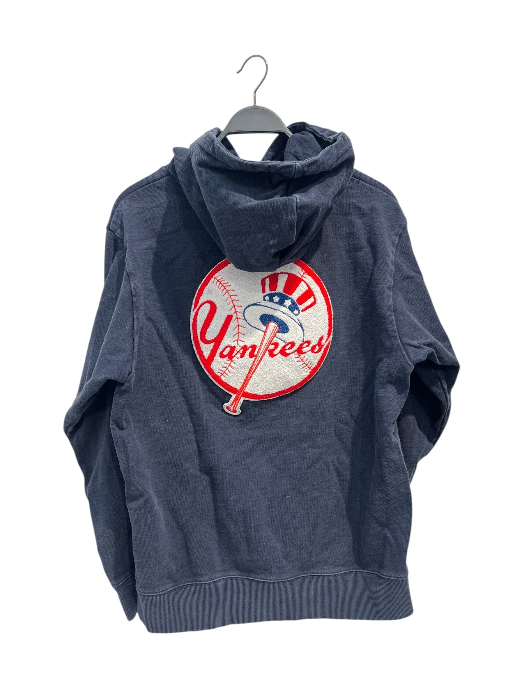 KITH/Hoodie/L/Cotton/NVY/YANKEE LOGO BACK PATCH LOGO view 2