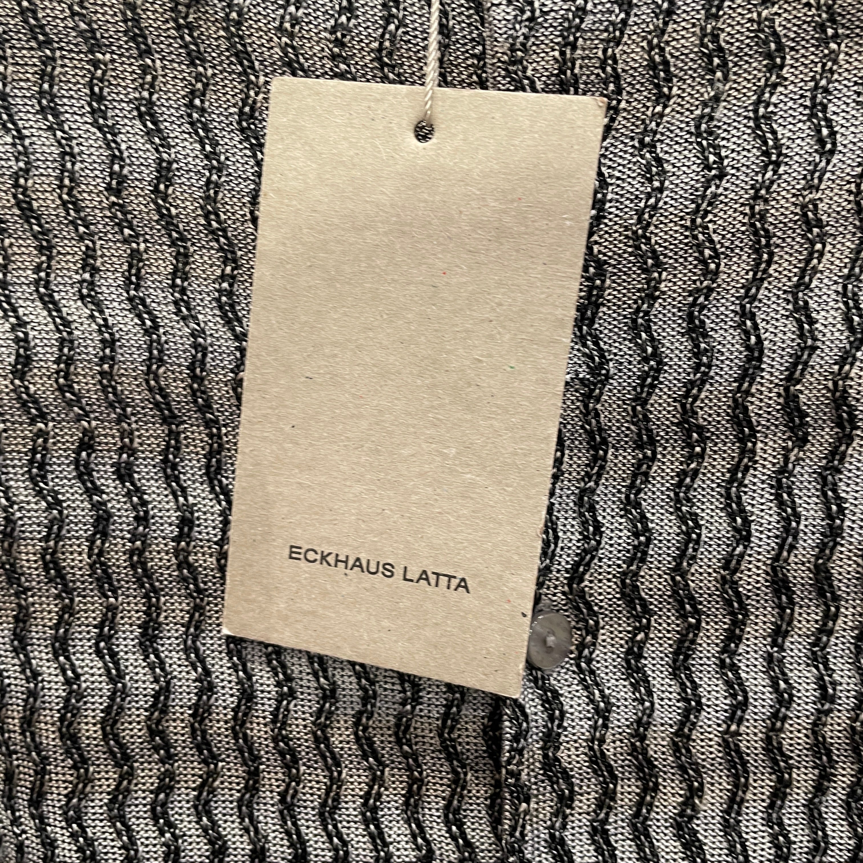 ECKHAUS LATTA/LS Shirt/M/Stripe/Polyester/SLV/ZIG ZAG VIRTICAL STRIPE view 5