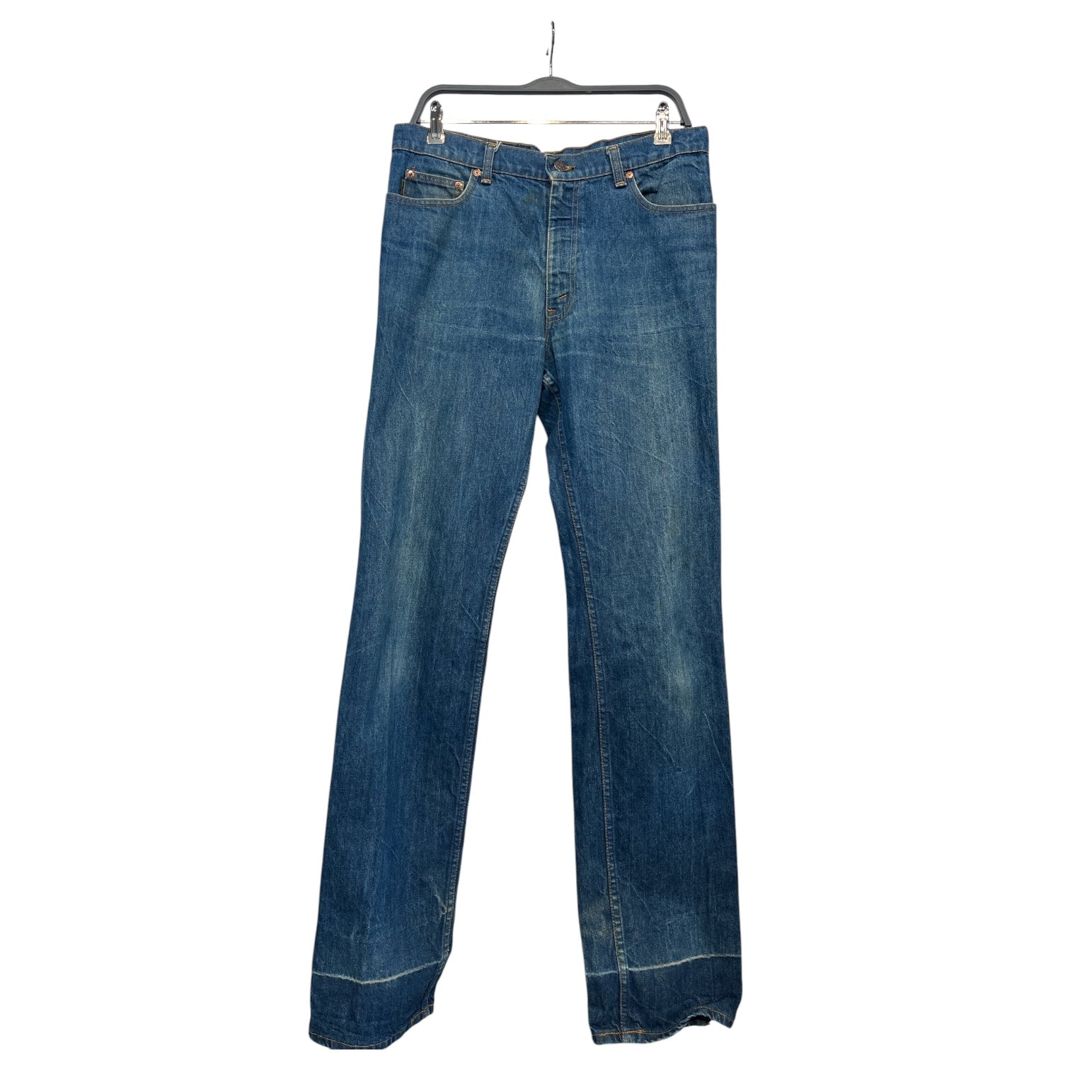 RALPH LAUREN/Straight Pants/Denim/BLU/ view 1