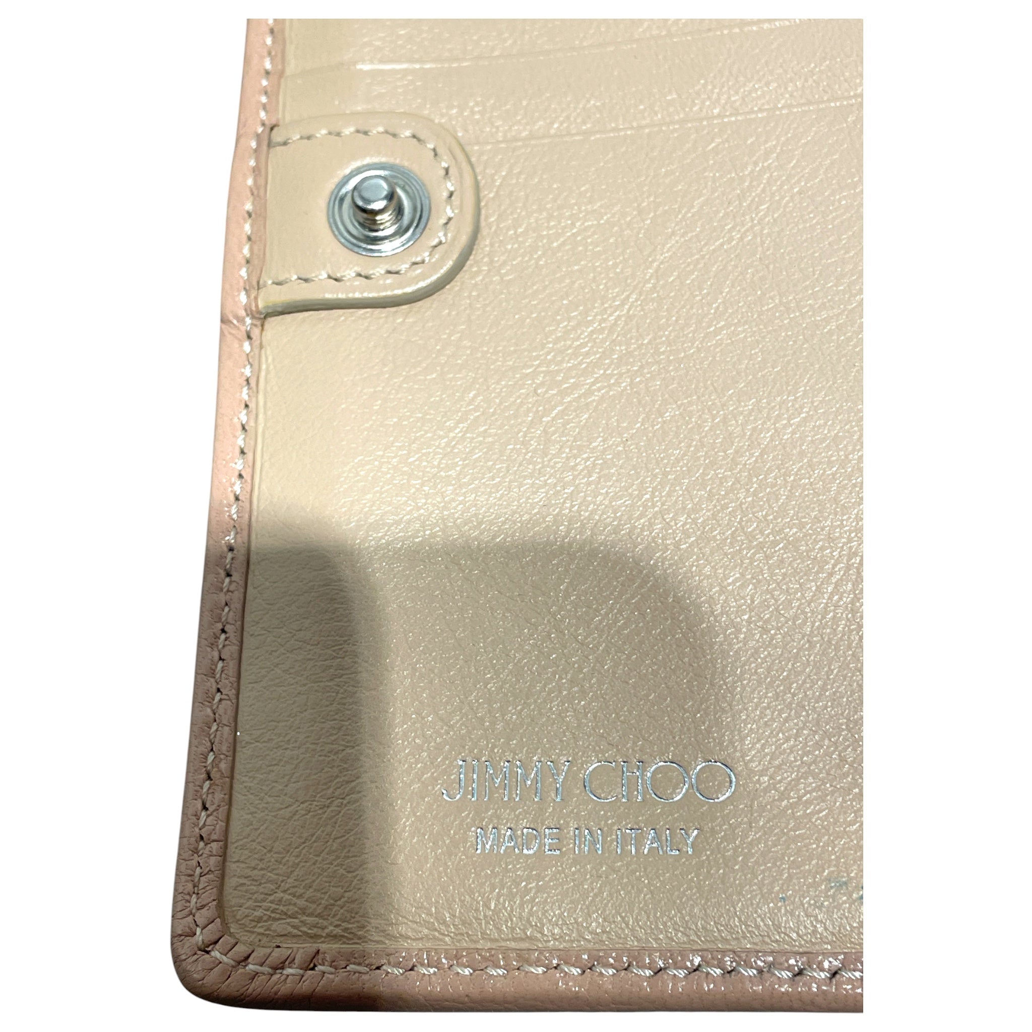 JIMMY CHOO/Long Wallet/Leather/BEG/L's/Bifold Long Wallet view 4