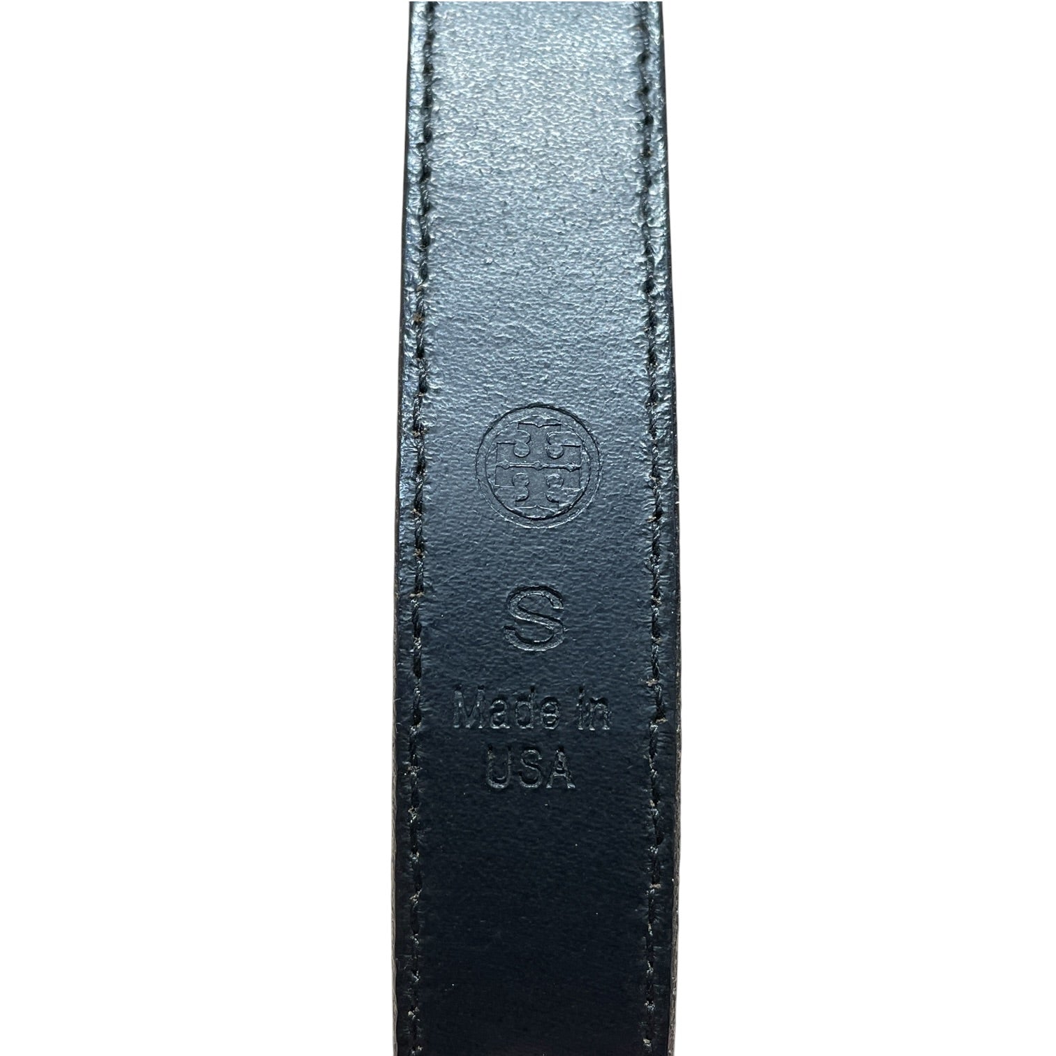 TORY BURCH/Belt/Leather/BLK/L's/Yellow Buckle Black Belt view 4